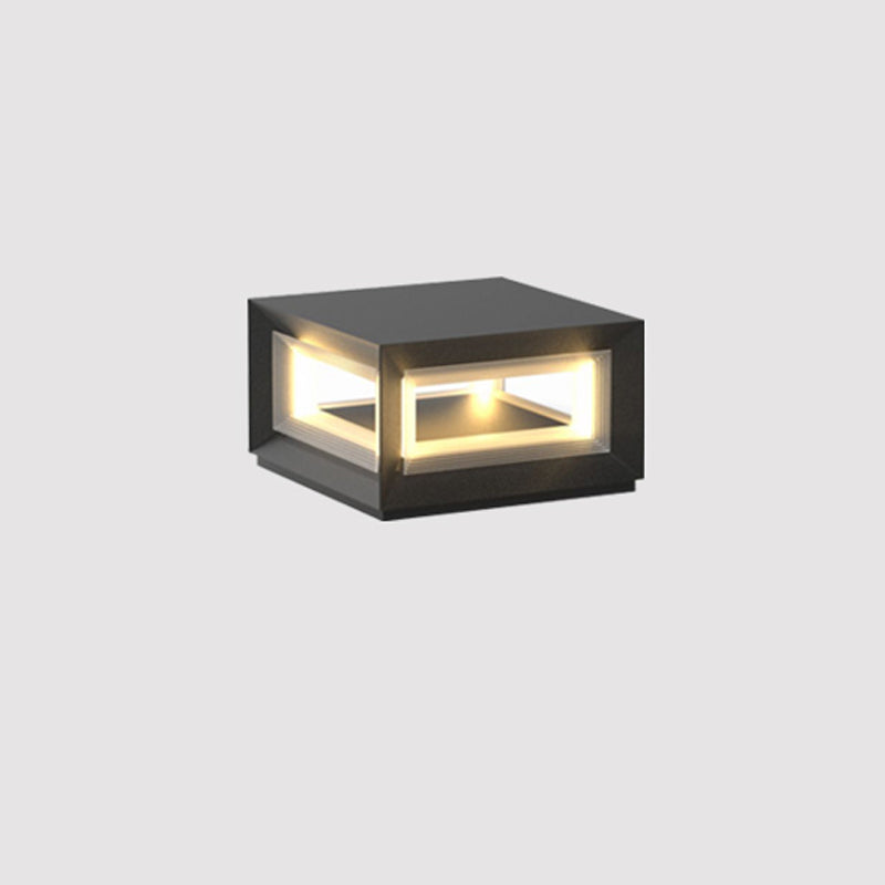 Light Cube Outdoor Post Light - Blowlighting