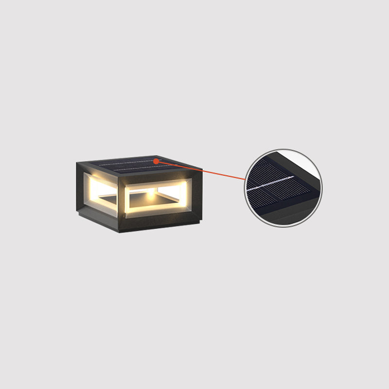 Light Cube Outdoor Post Light - Blowlighting