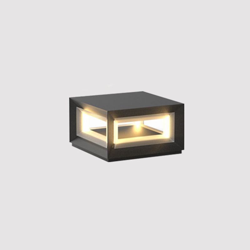 Light Cube Outdoor Post Light - Blowlighting