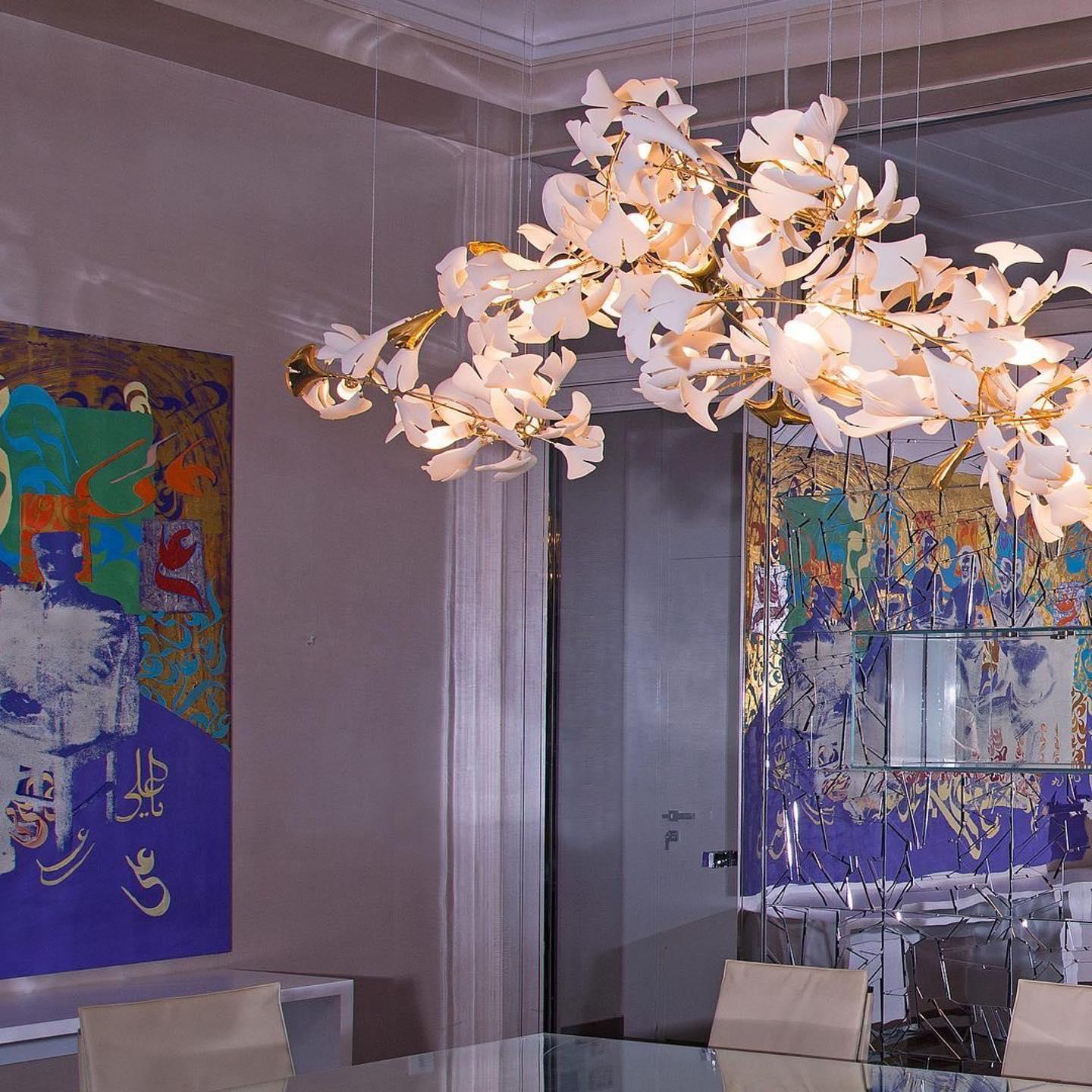 Gingko Chandelier G - Blowlighting