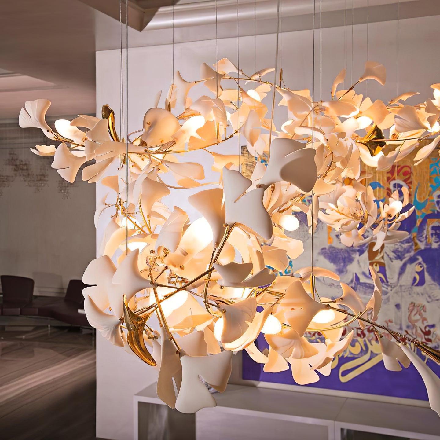 Gingko Chandelier G - Blowlighting