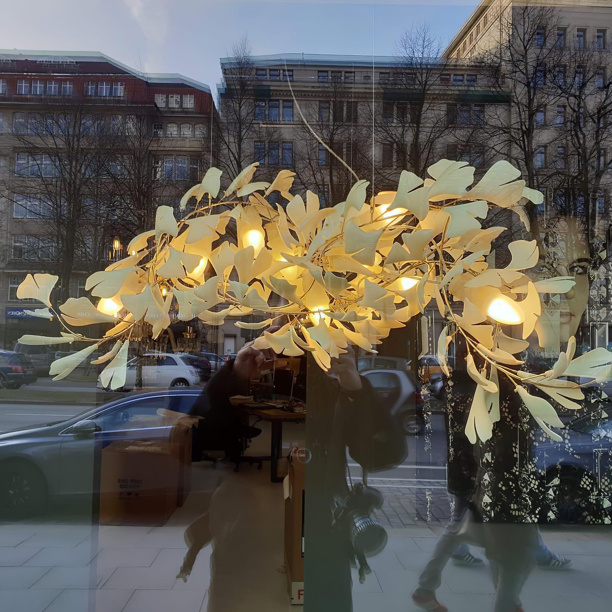 Gingko Chandelier G - Blowlighting