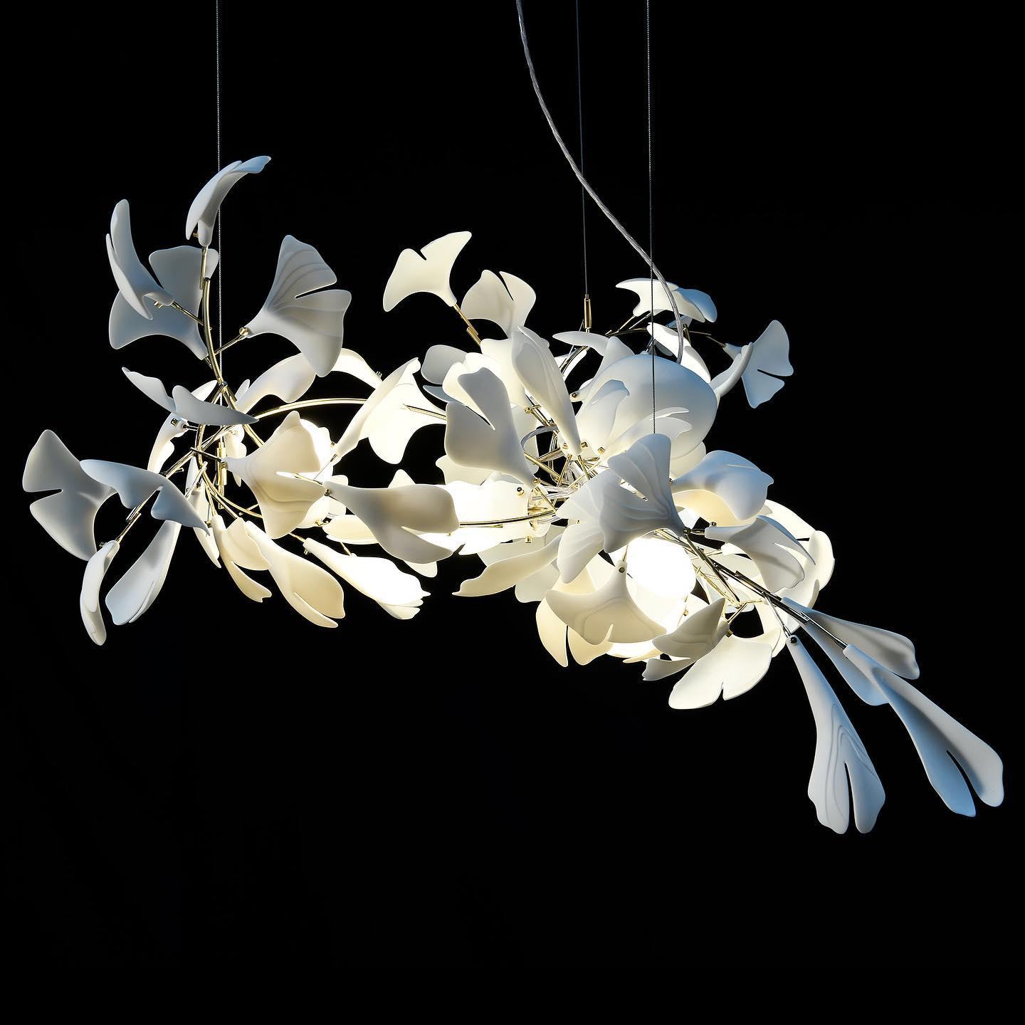 Gingko Chandelier G - Blowlighting