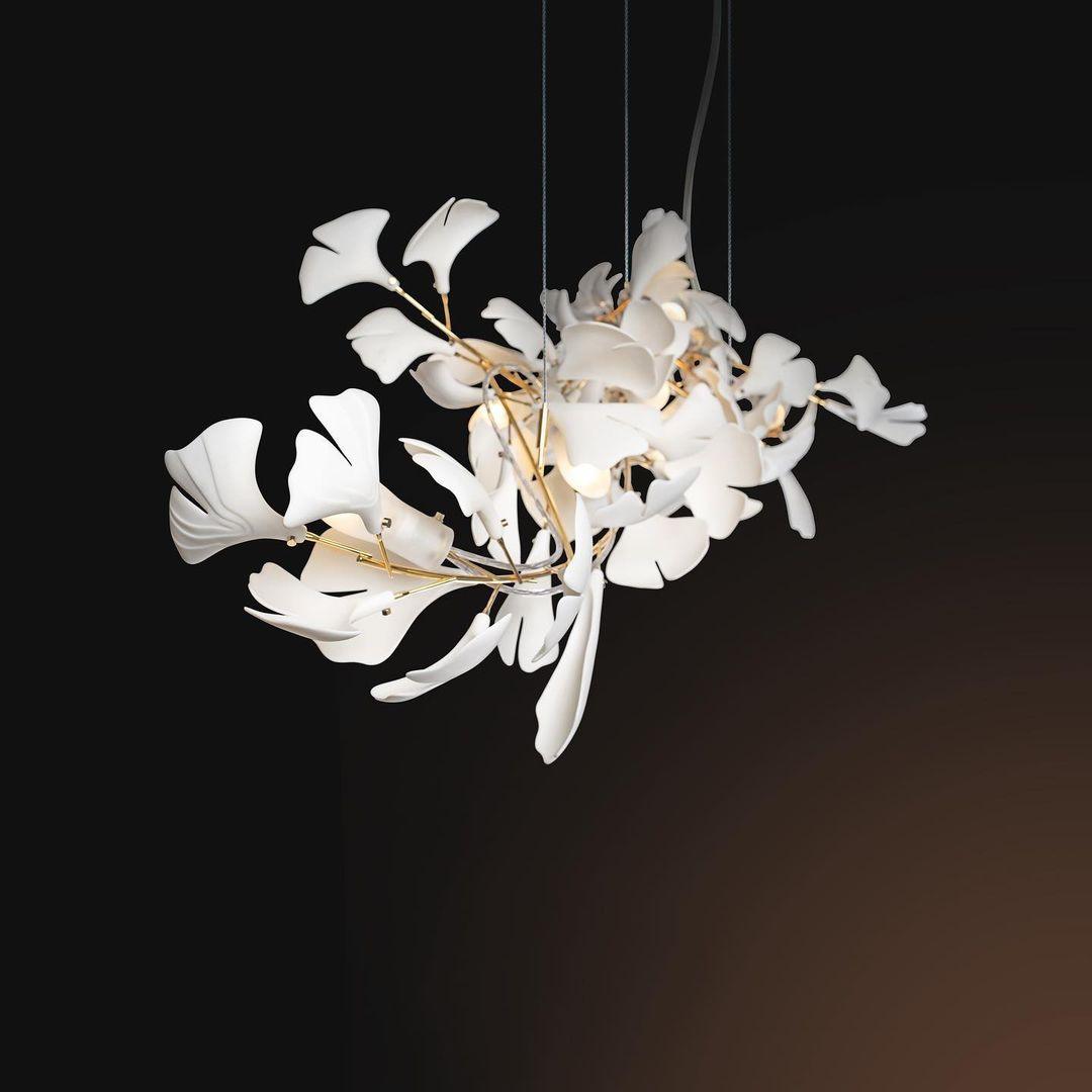 Gingko Chandelier G - Blowlighting