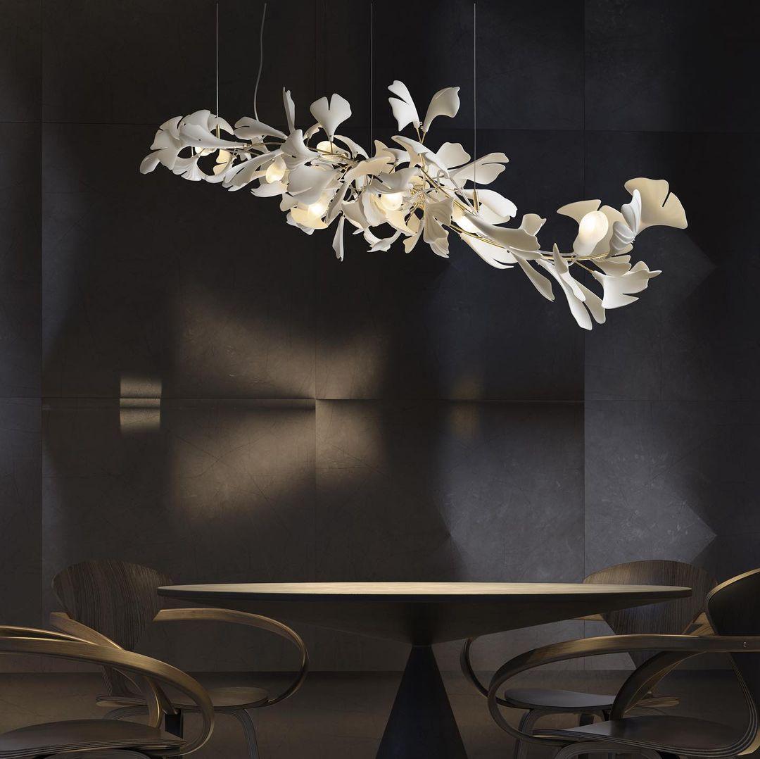 Gingko Chandelier G - Blowlighting