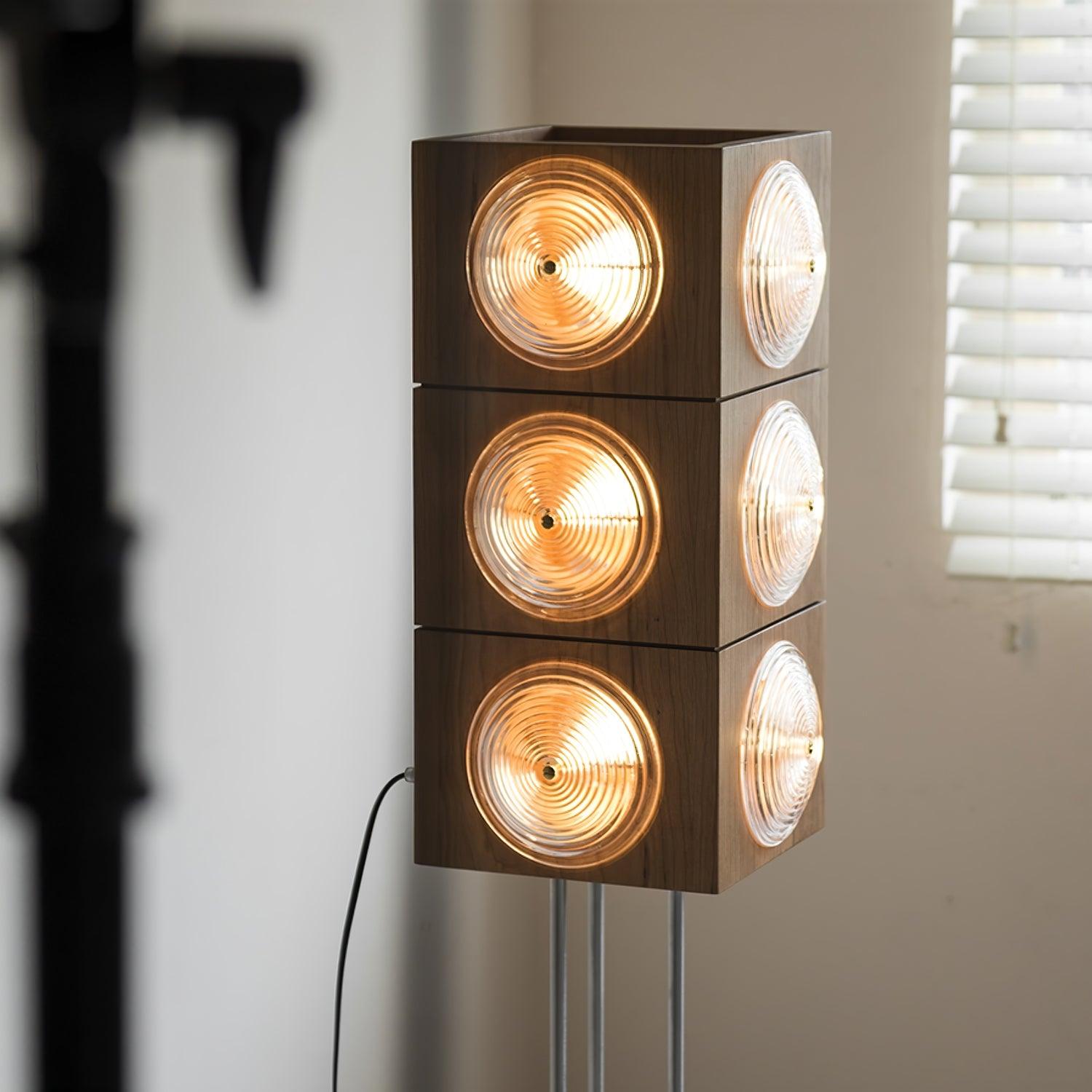 Avraearae Modular Wood Floor Lamp - Blowlighting
