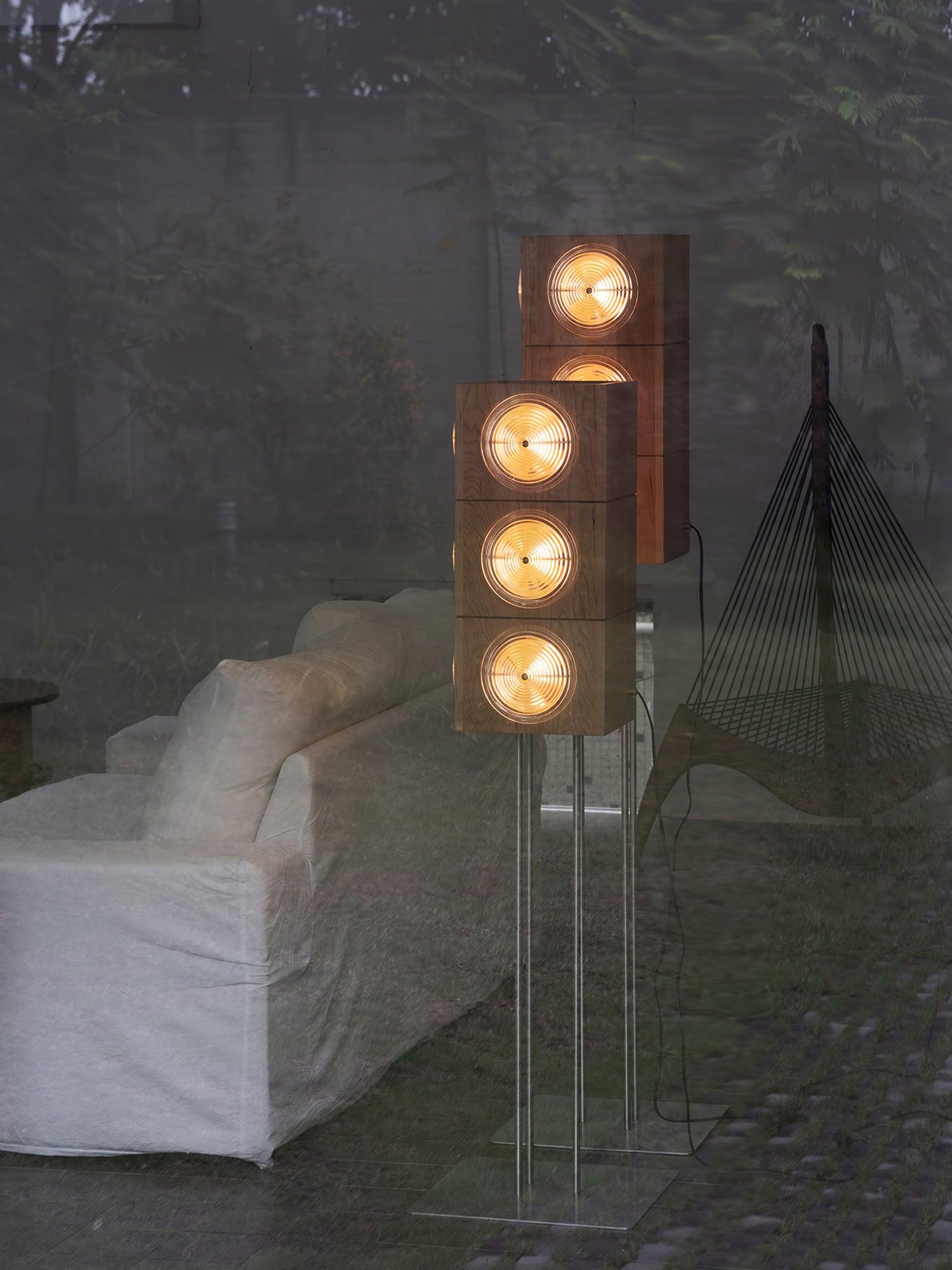 Avraearae Modular Wood Floor Lamp - Blowlighting