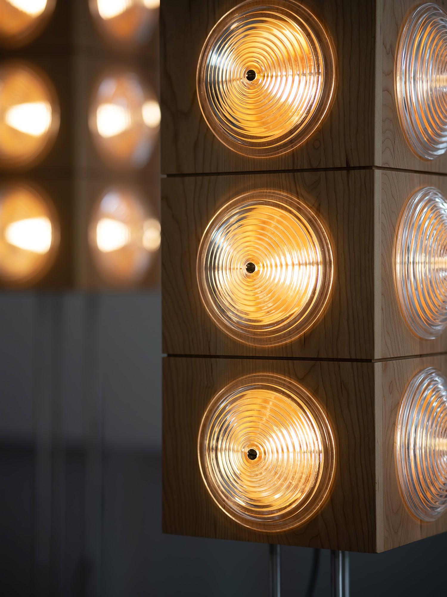 Avraearae Modular Wood Floor Lamp - Blowlighting
