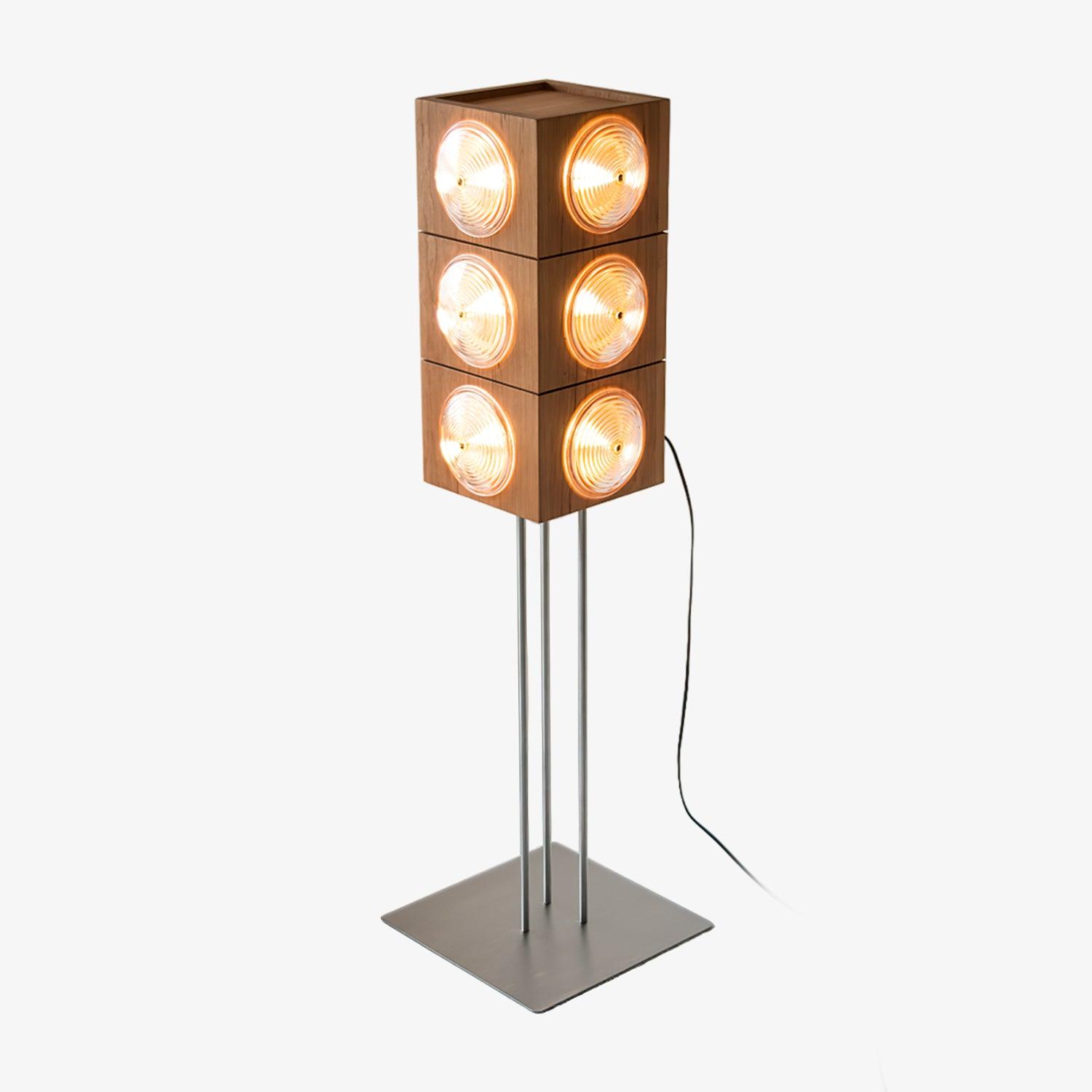 Avraearae Modular Wood Floor Lamp - Blowlighting