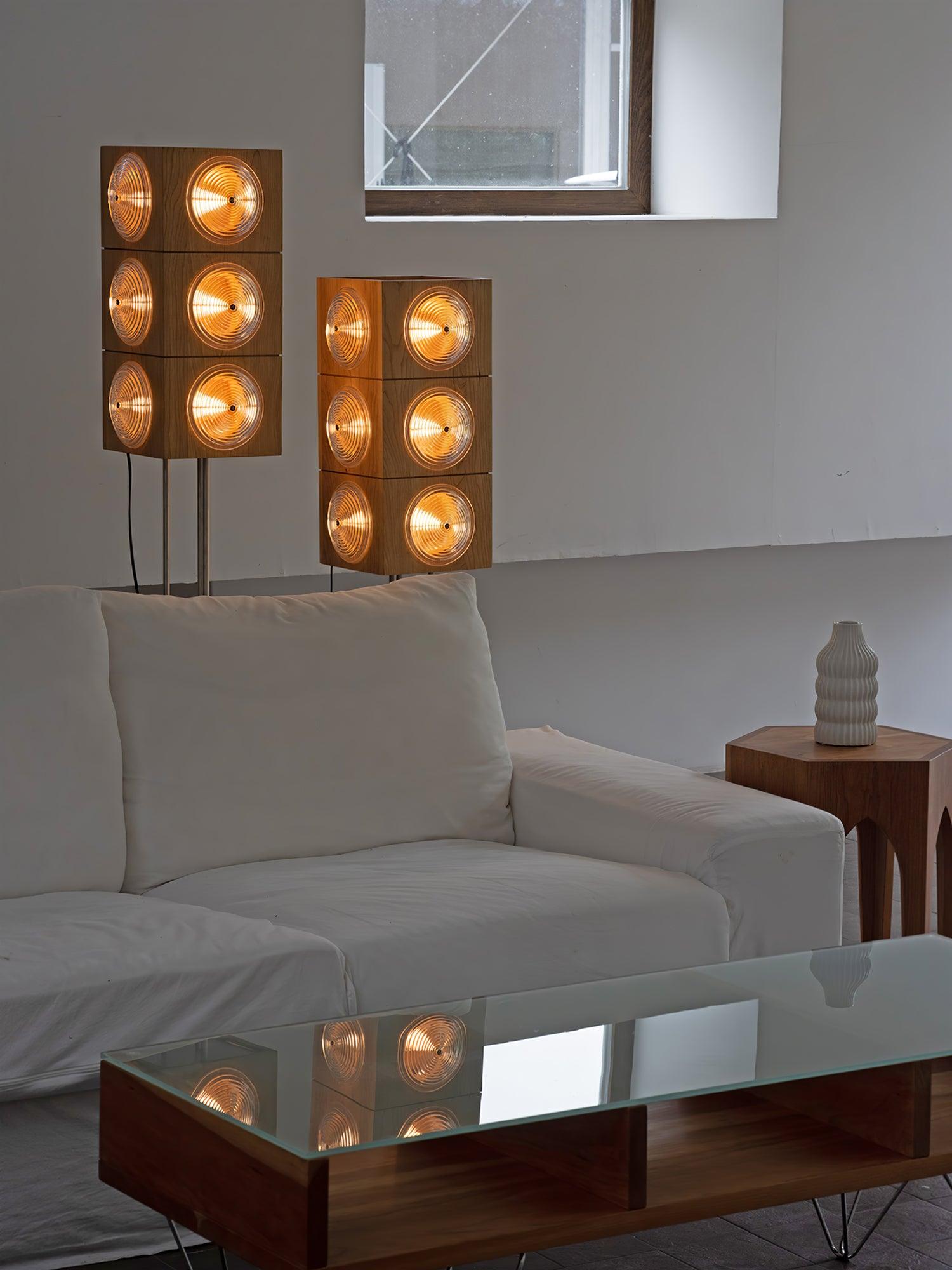 Avraearae Modular Wood Floor Lamp - Blowlighting