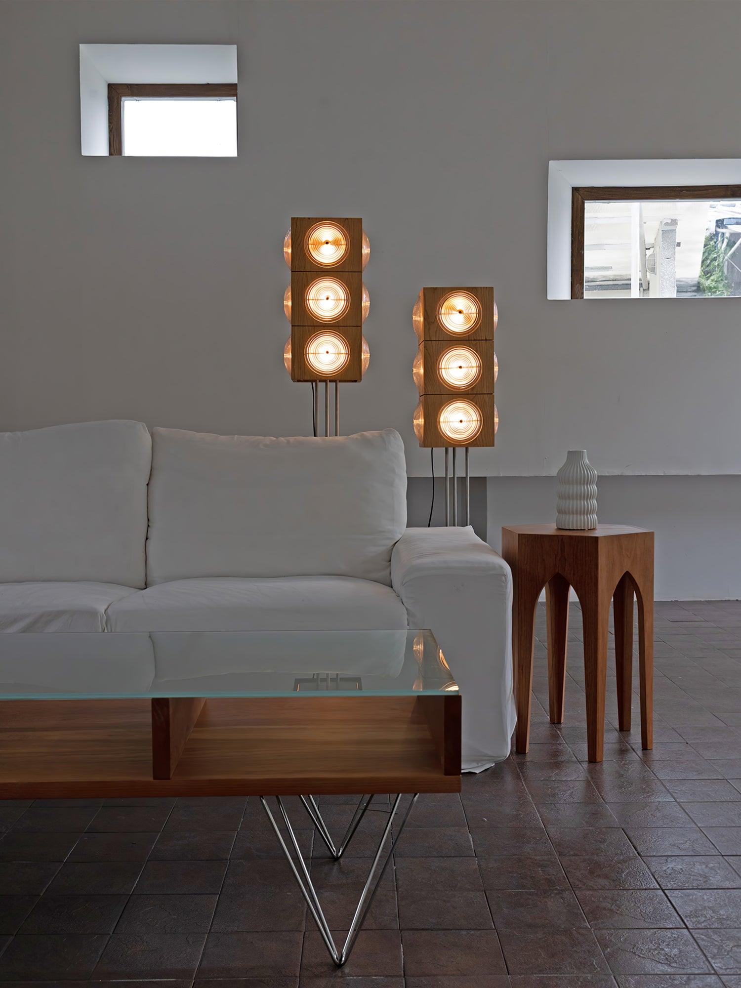 Avraearae Modular Wood Floor Lamp - Blowlighting