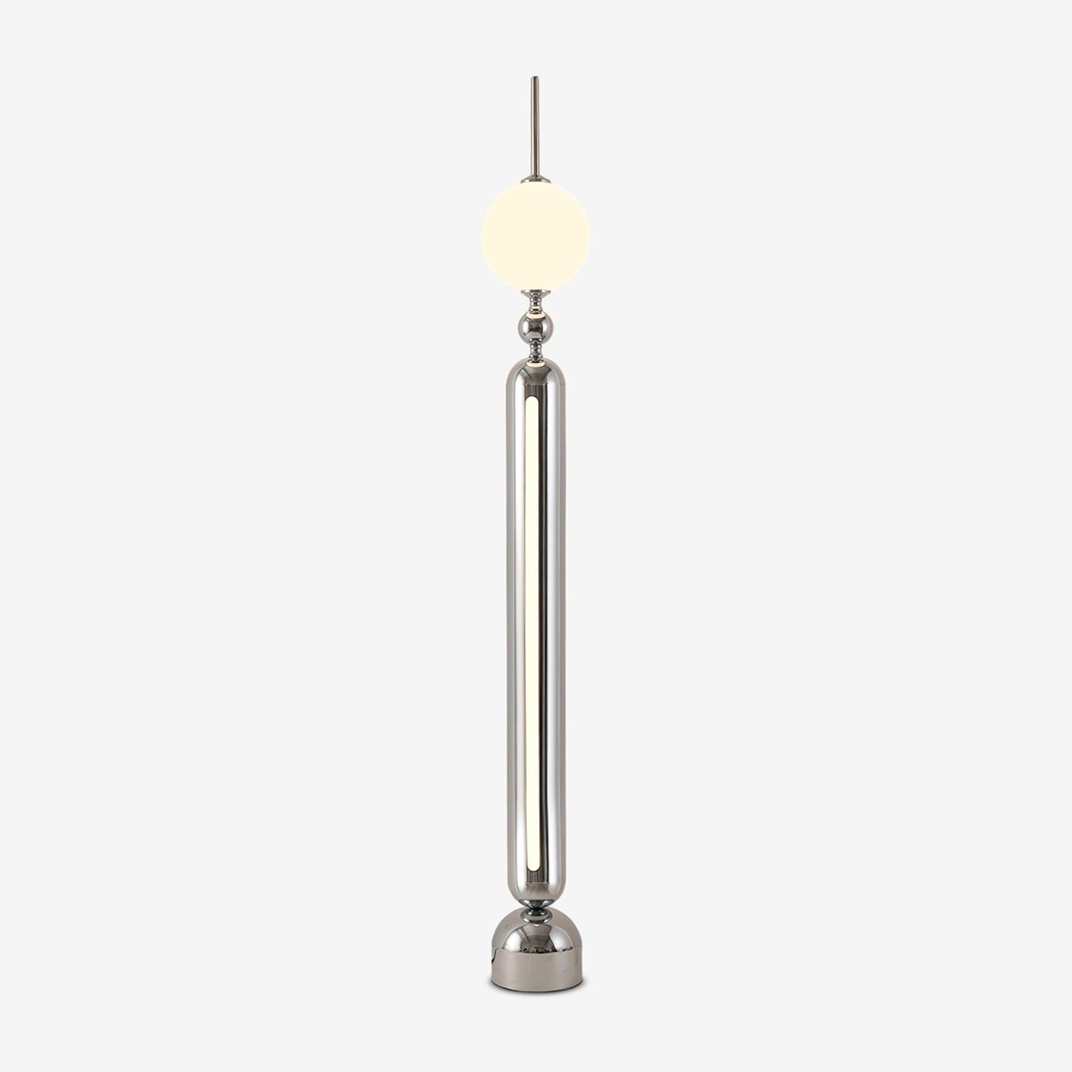 Avynen Futuristic Stainless Steel Floor Lamp - Blowlighting