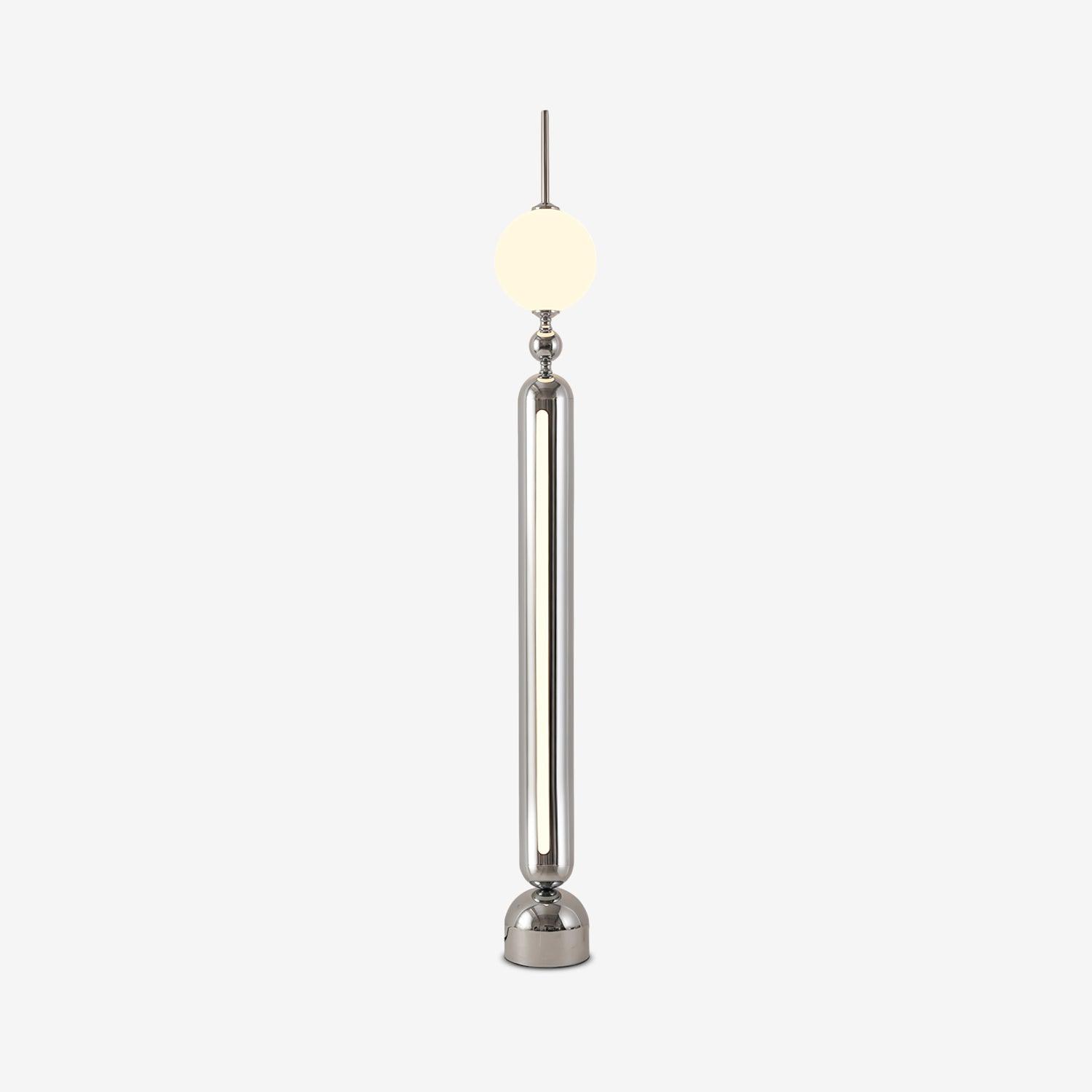 Avynen Futuristic Stainless Steel Floor Lamp - Blowlighting