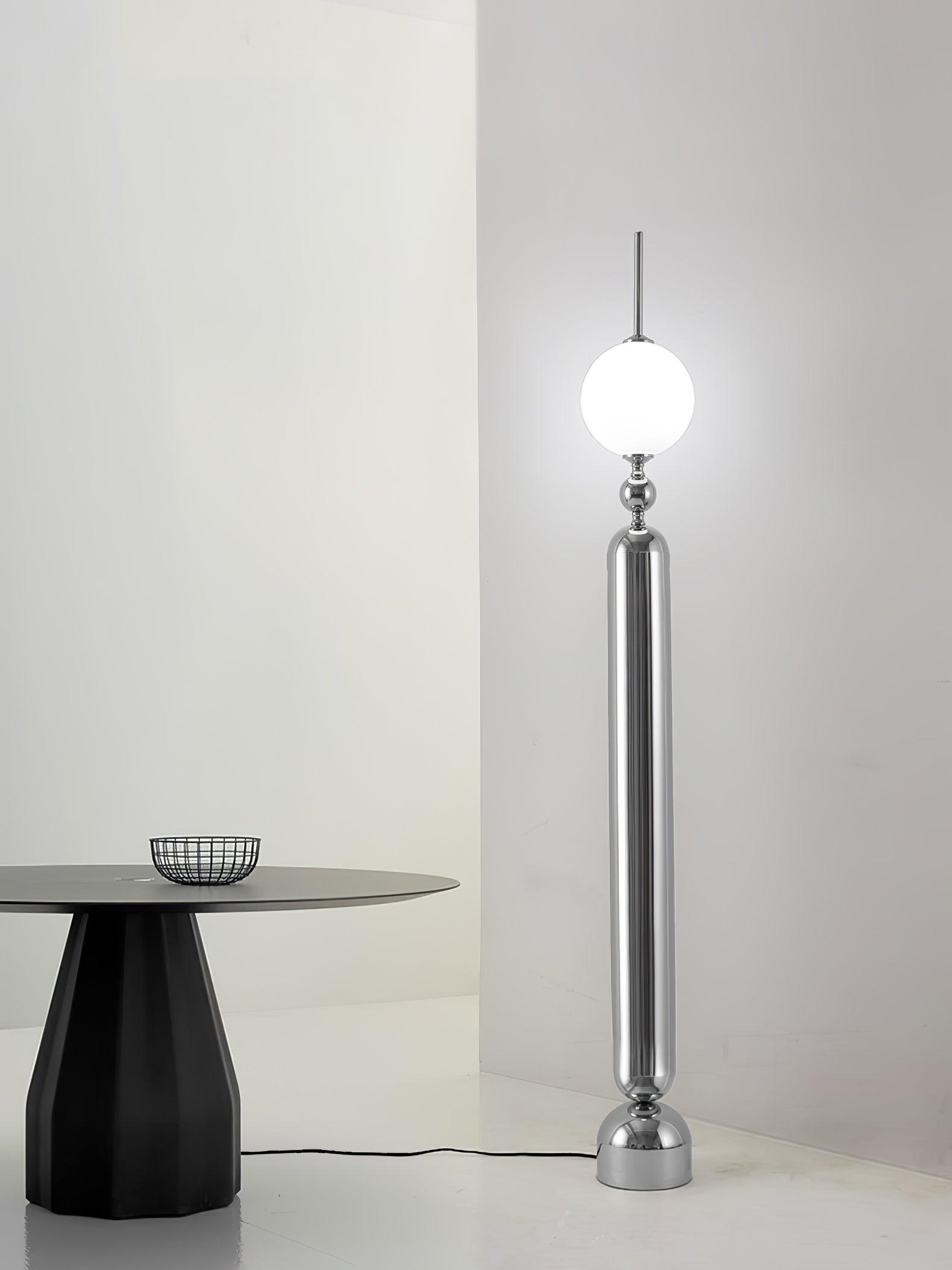 Avynen Futuristic Stainless Steel Floor Lamp - Blowlighting