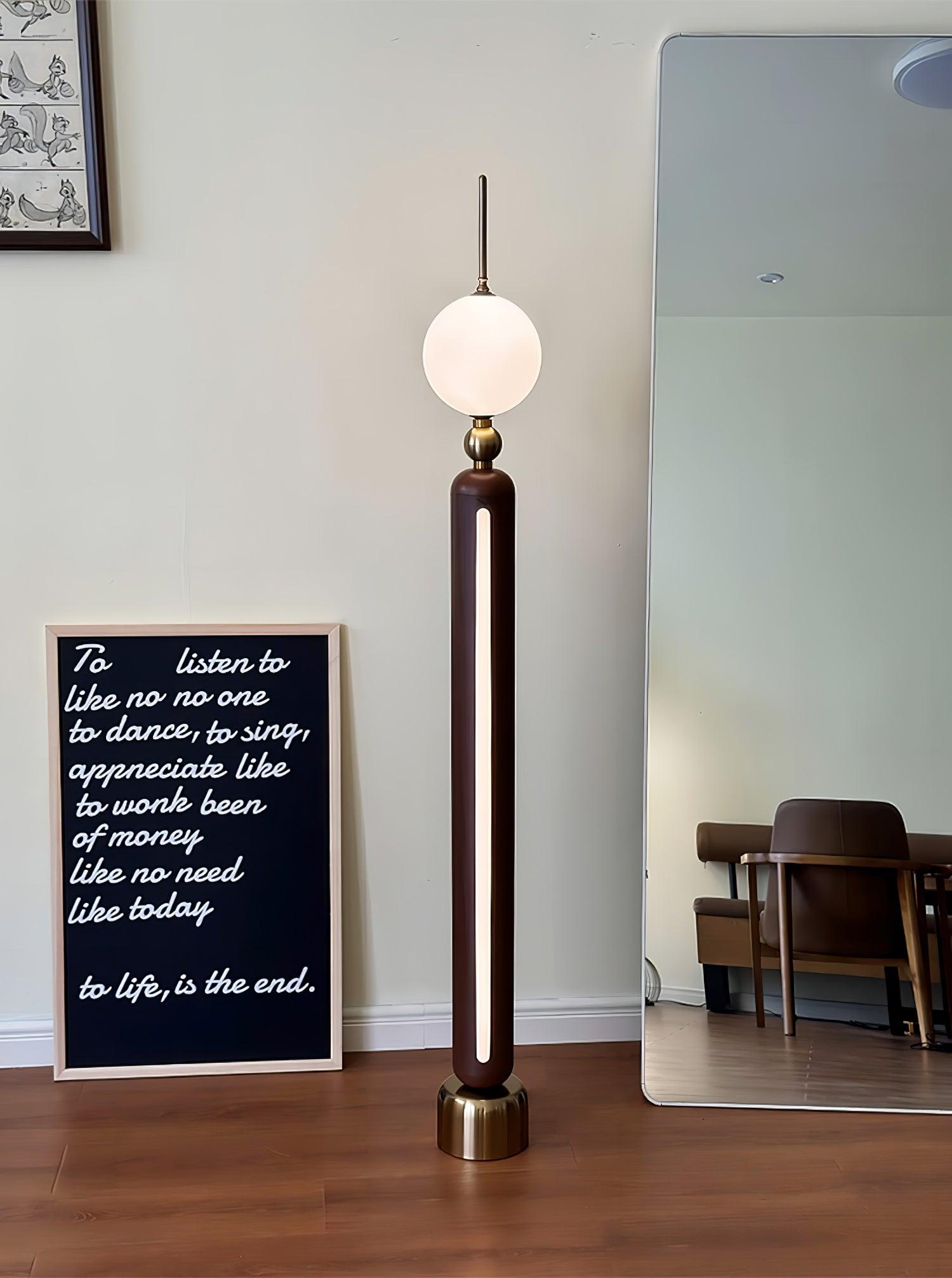 Avynen Futuristic Stainless Steel Floor Lamp - Blowlighting