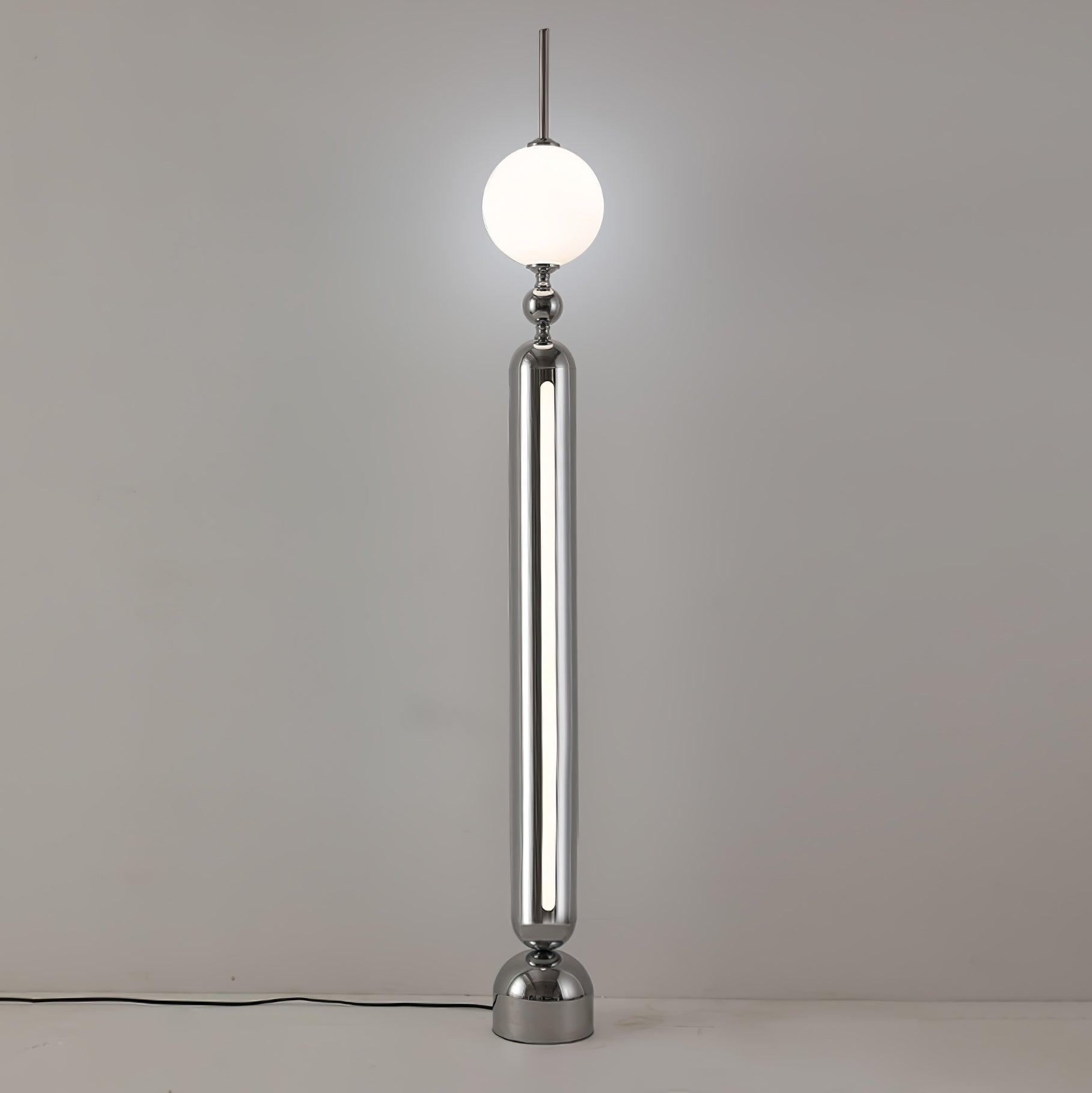 Avynen Futuristic Stainless Steel Floor Lamp - Blowlighting