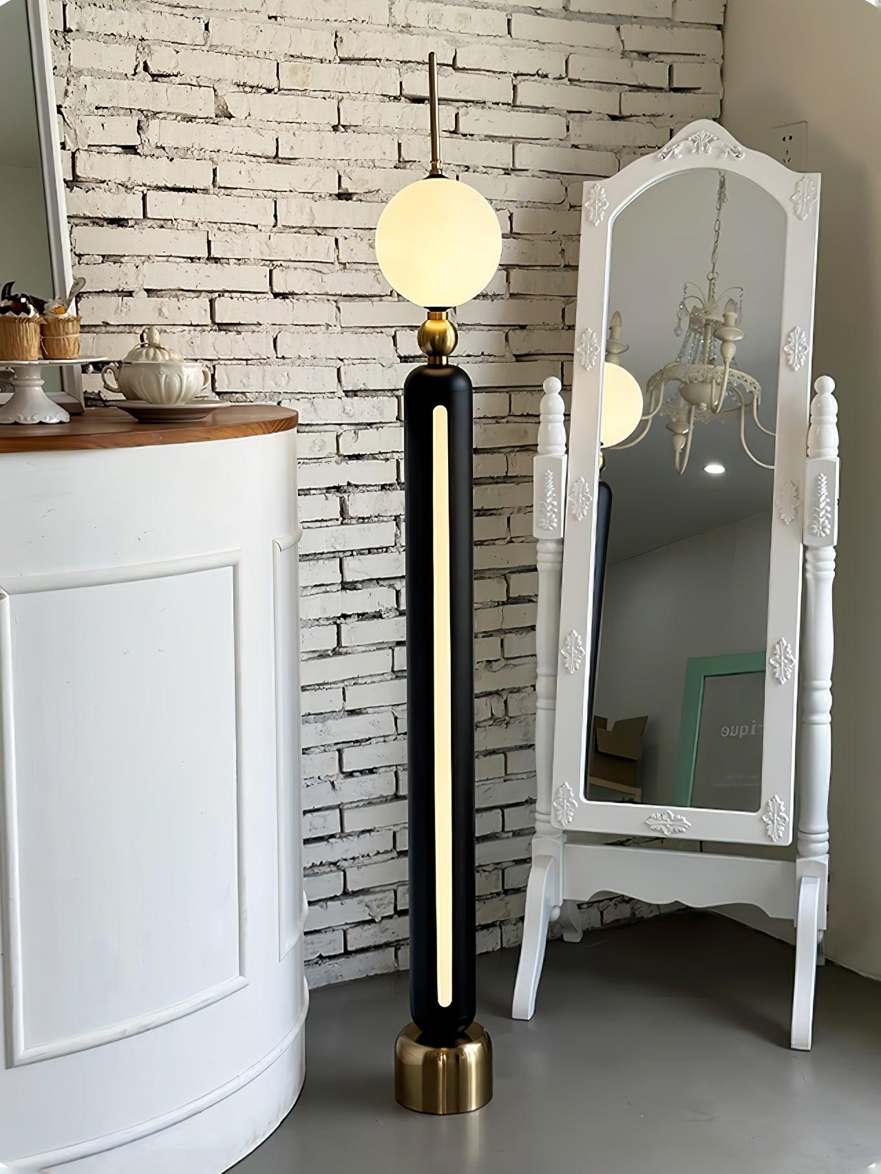 Avynen Futuristic Stainless Steel Floor Lamp - Blowlighting