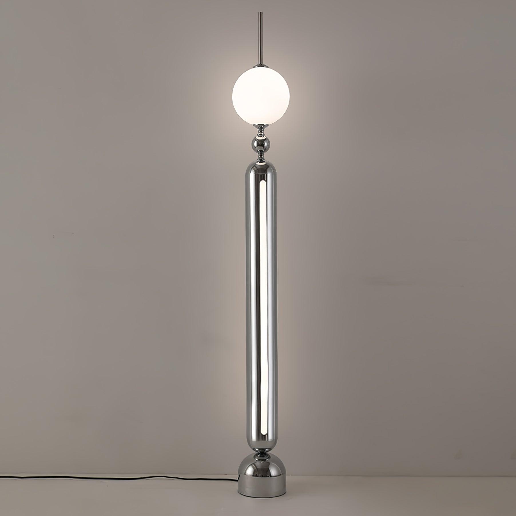 Avynen Futuristic Stainless Steel Floor Lamp - Blowlighting