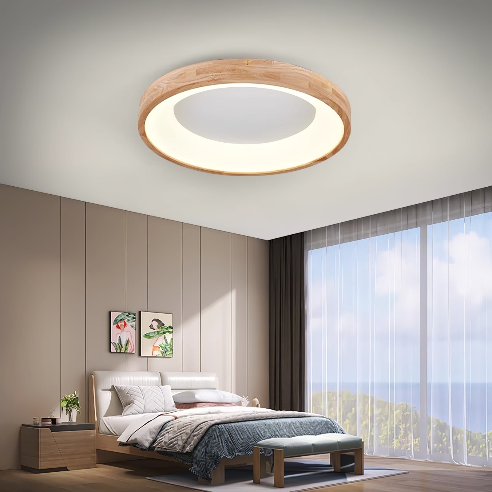 Ligna Square Ceiling Light - Blowlighting