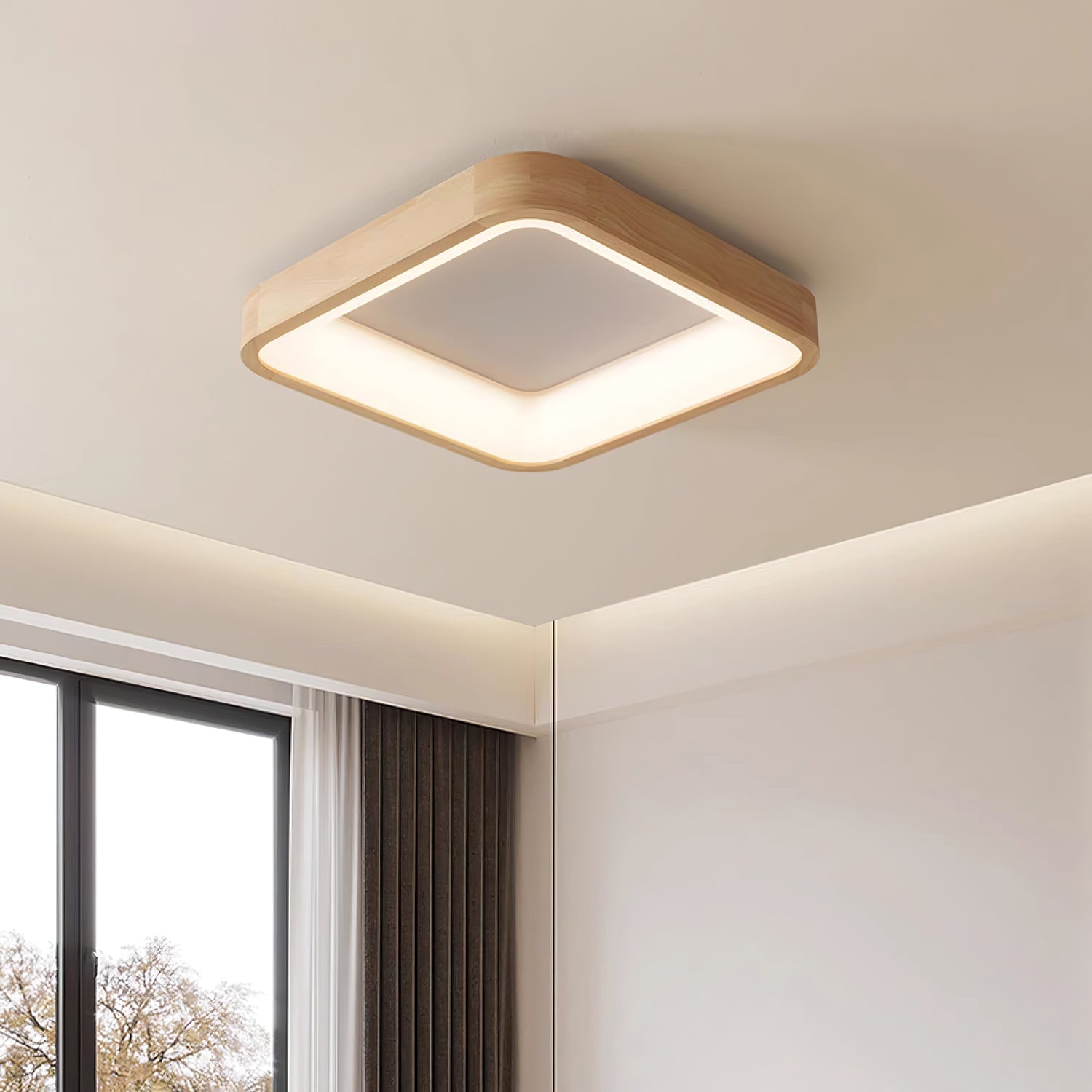 Ligna Square Ceiling Light - Blowlighting