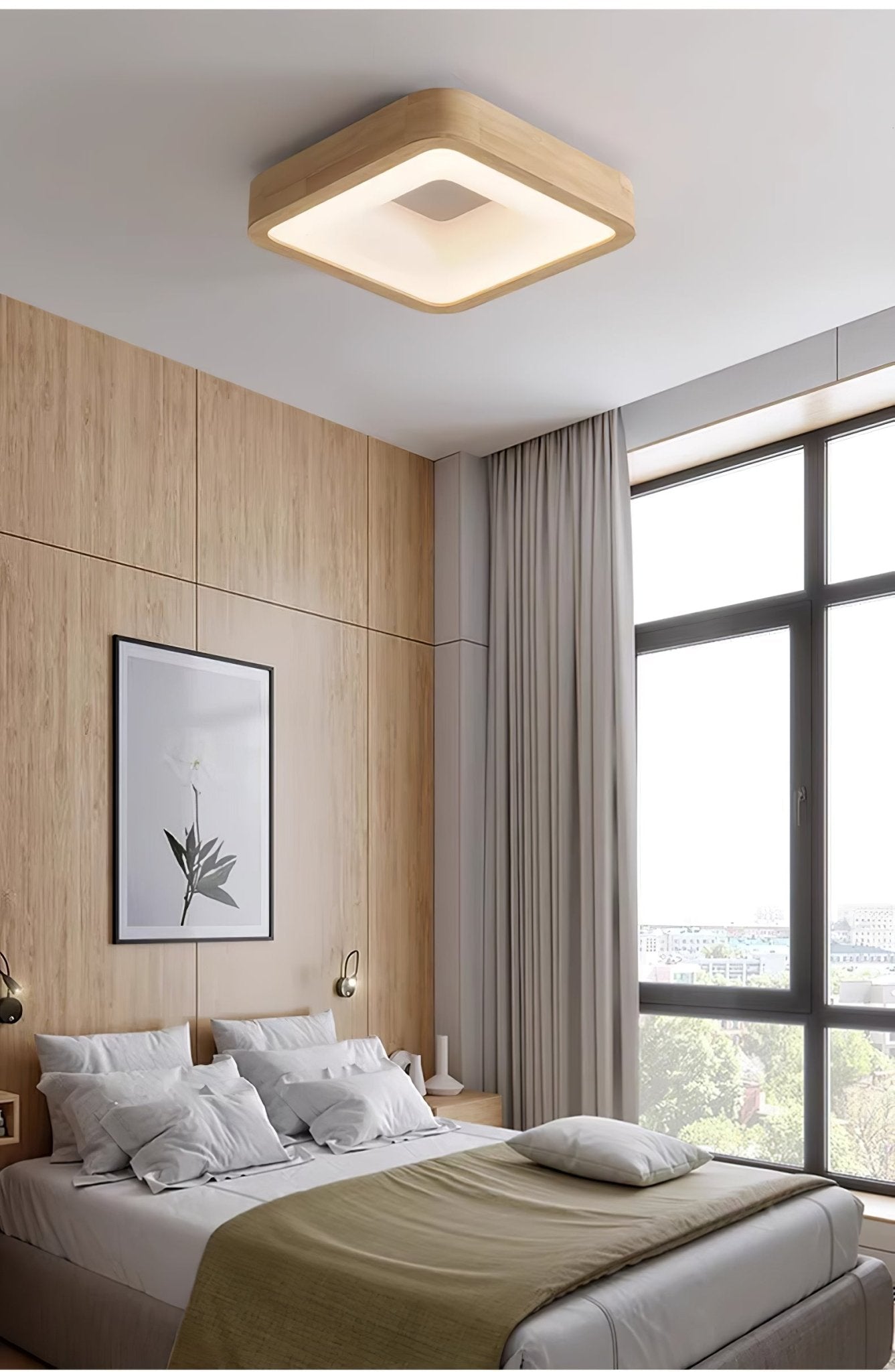 Ligna Square Ceiling Light - Blowlighting