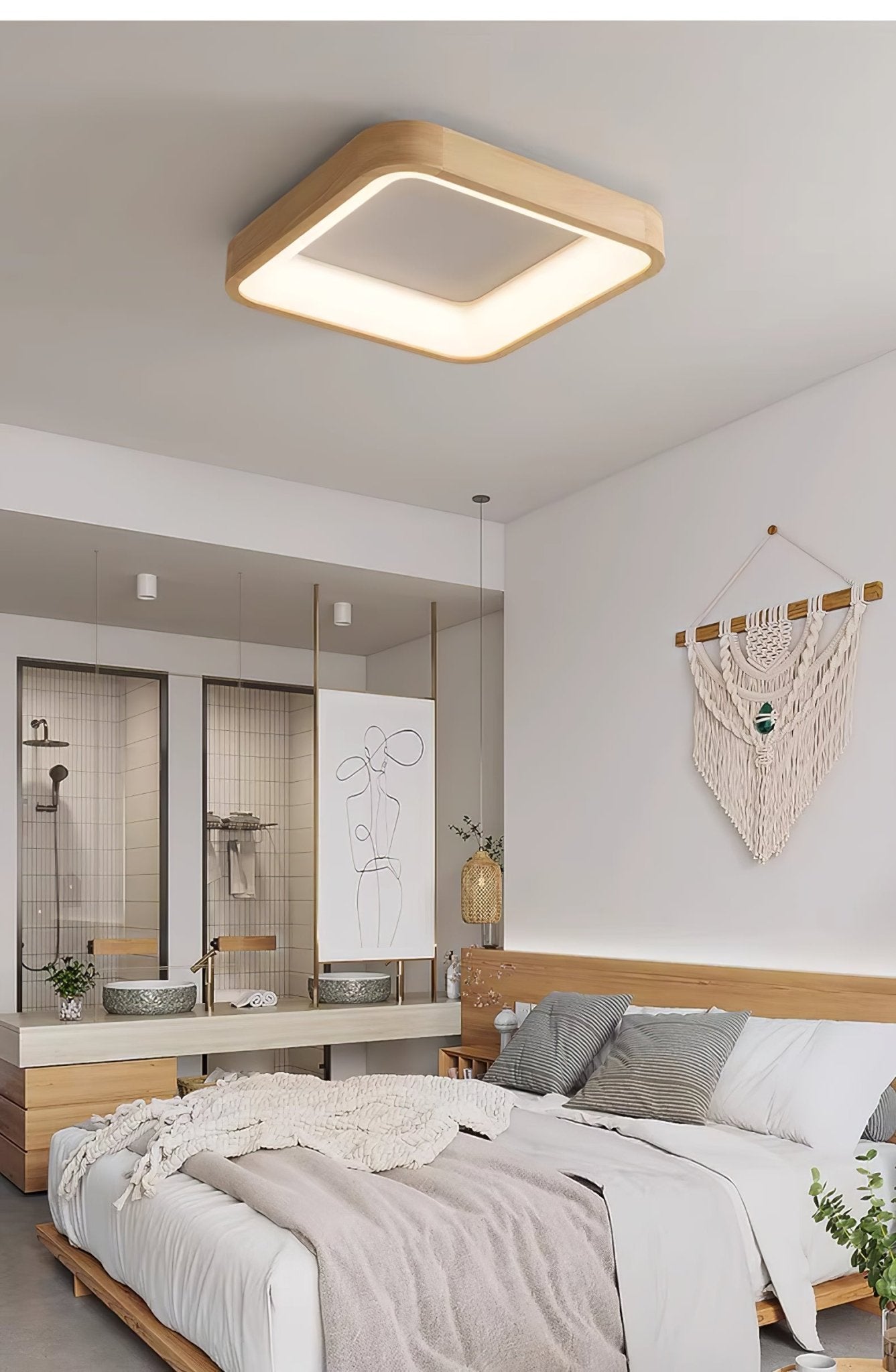 Ligna Square Ceiling Light - Blowlighting