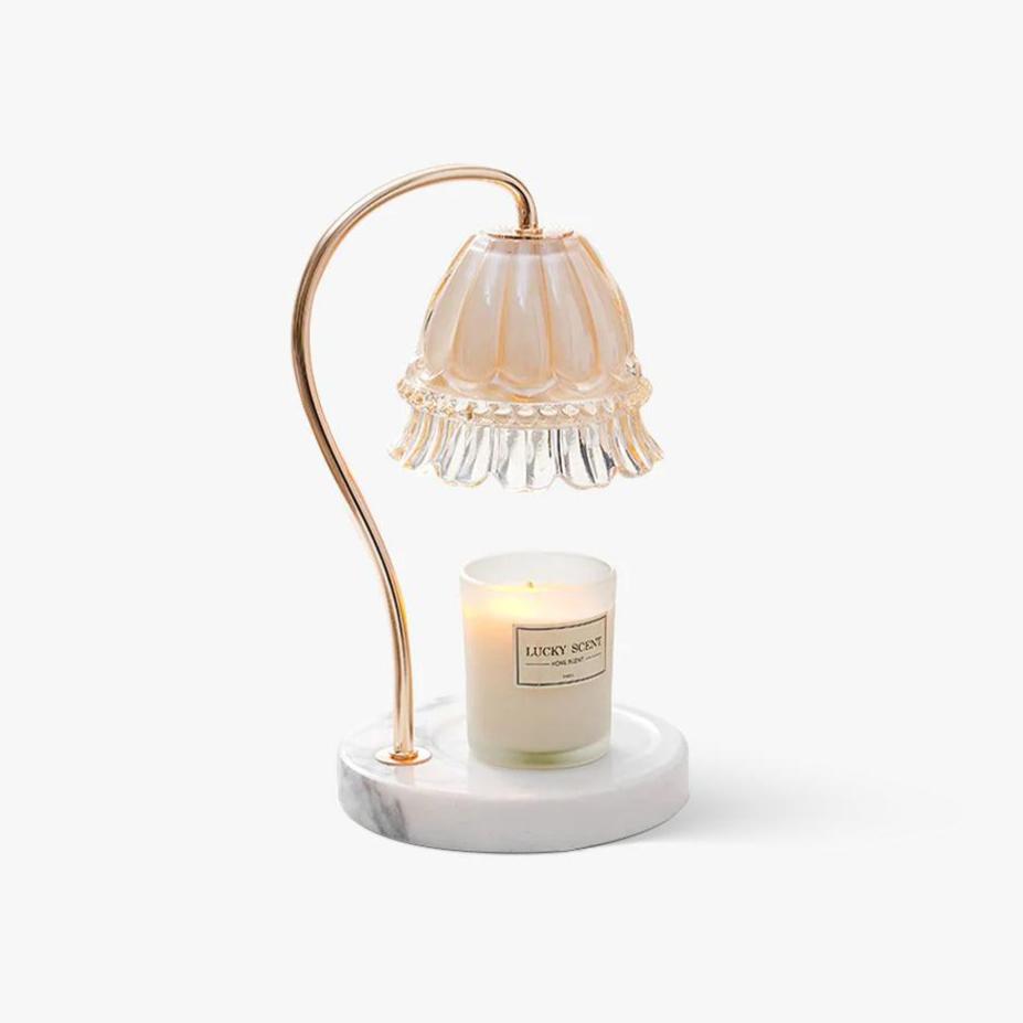 Lily Marble Warmer Table Lamp - Blowlighting