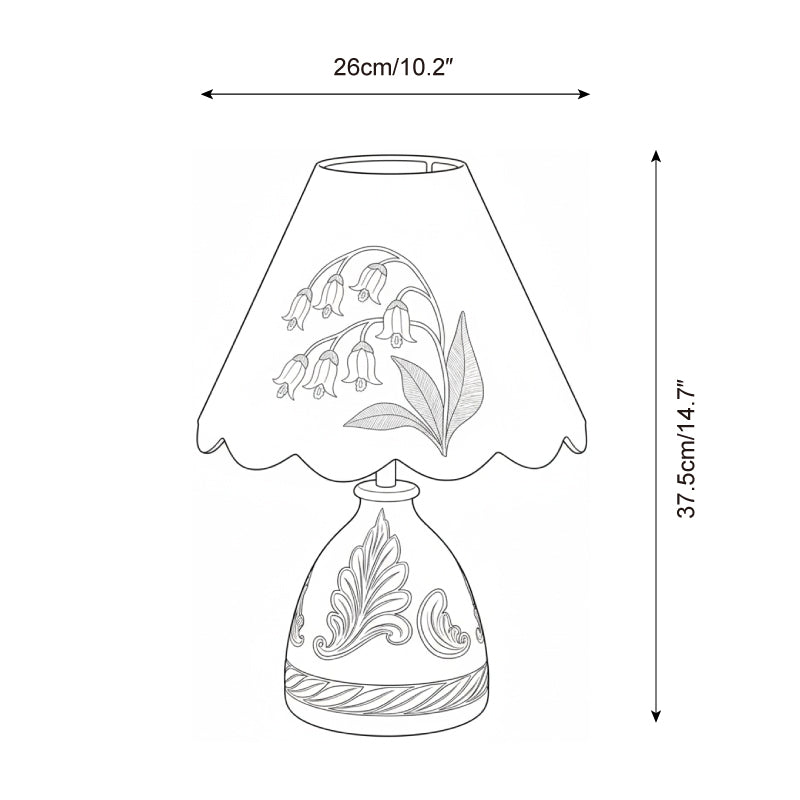 Lilybelle Natural Wood Table Lamp