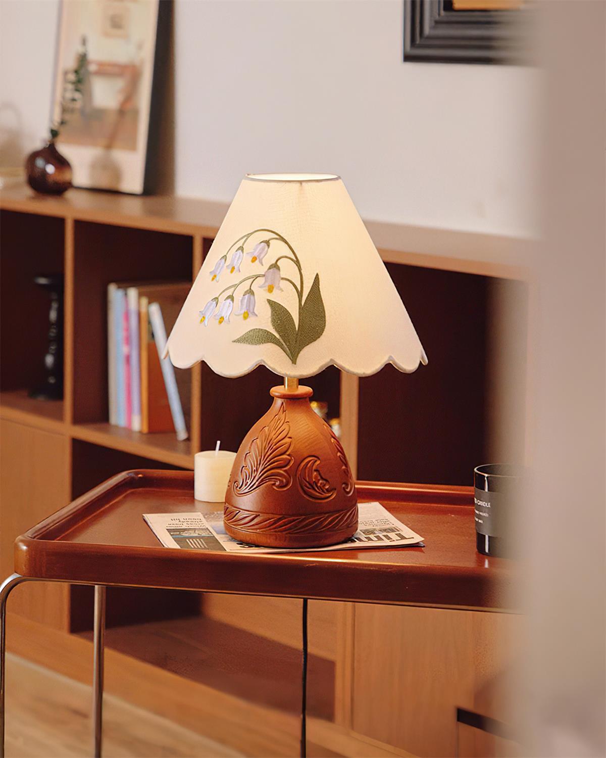 Lilybelle Natural Wood Table Lamp