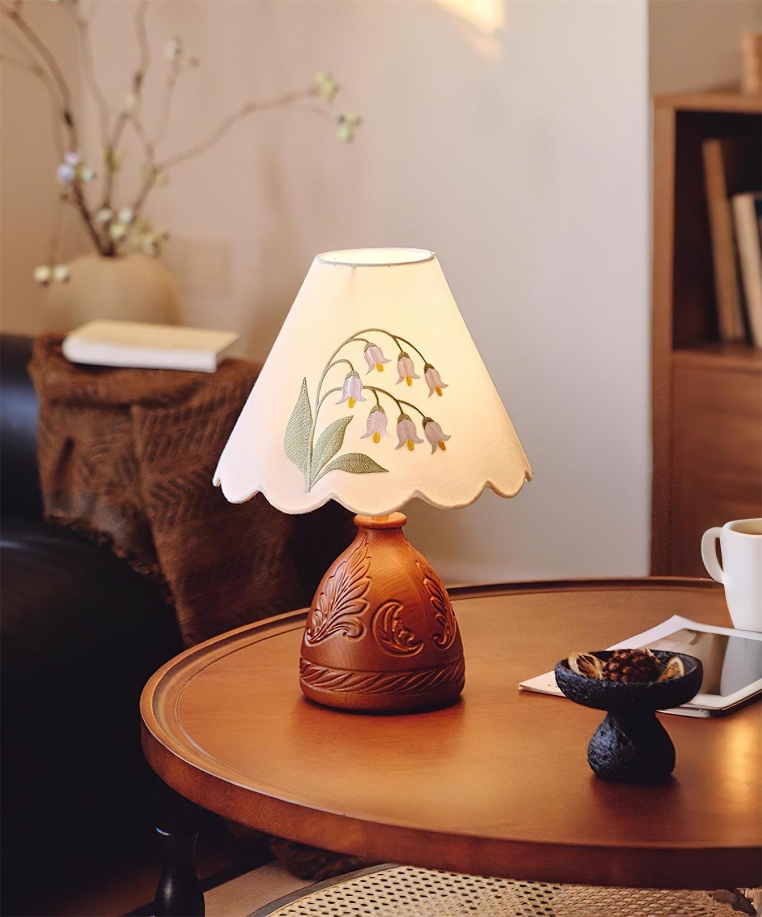 Lilybelle Natural Wood Table Lamp