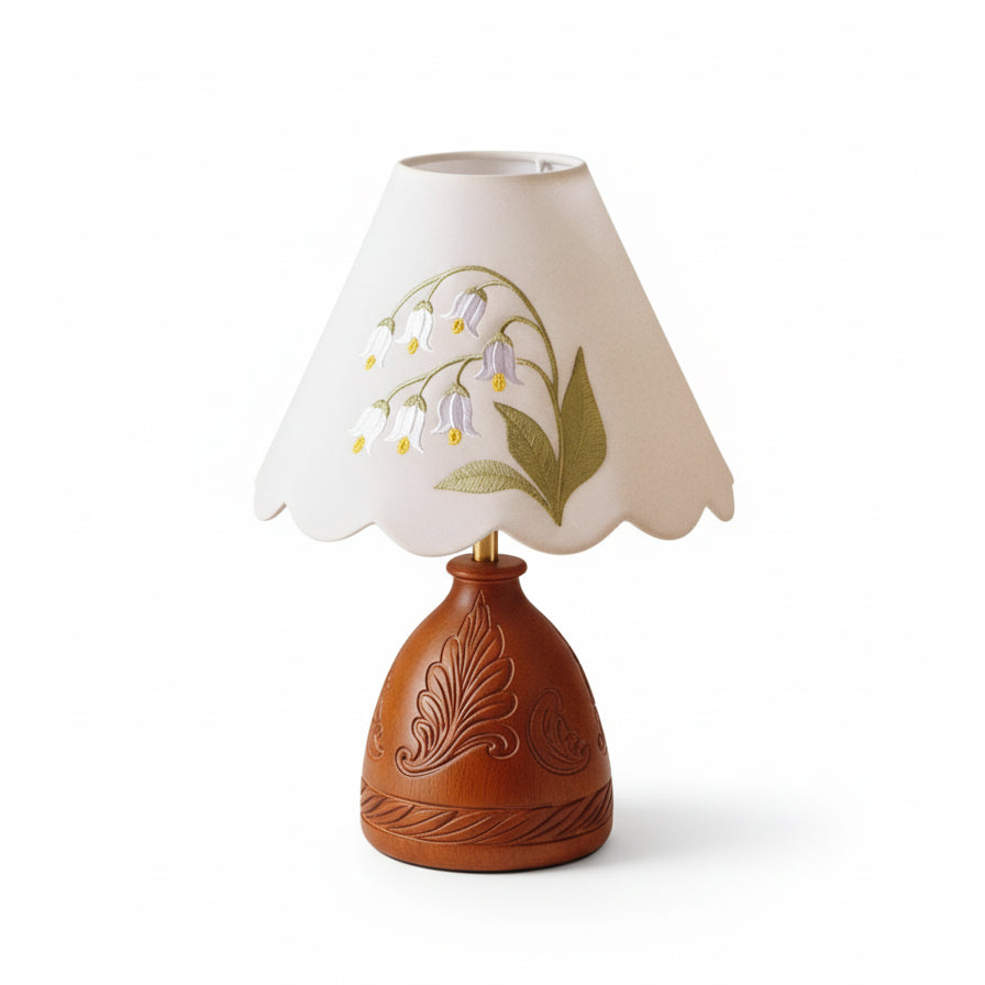 Lilybelle Natural Wood Table Lamp