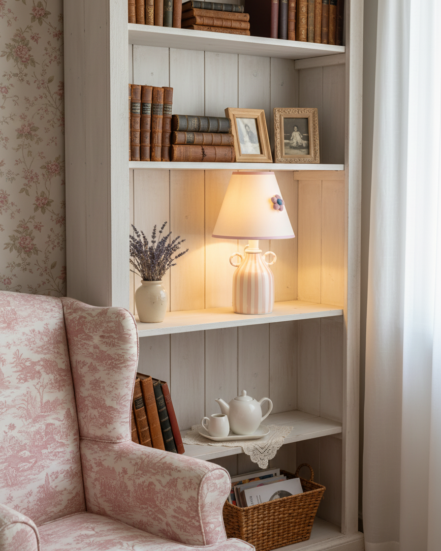 Lime Modern Ceramics Twirl Table Light