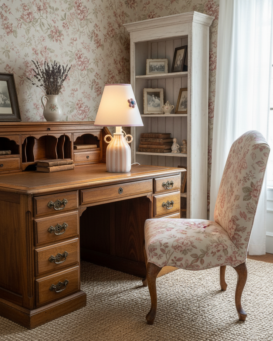 Lime Modern Ceramics Twirl Table Light