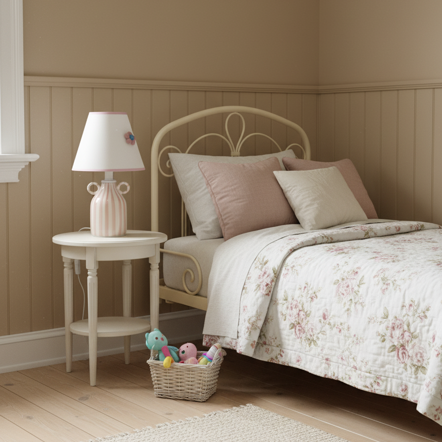 Lime Modern Ceramics Twirl Table Light