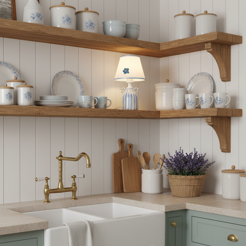 Lime Modern Ceramics Twirl Table Light