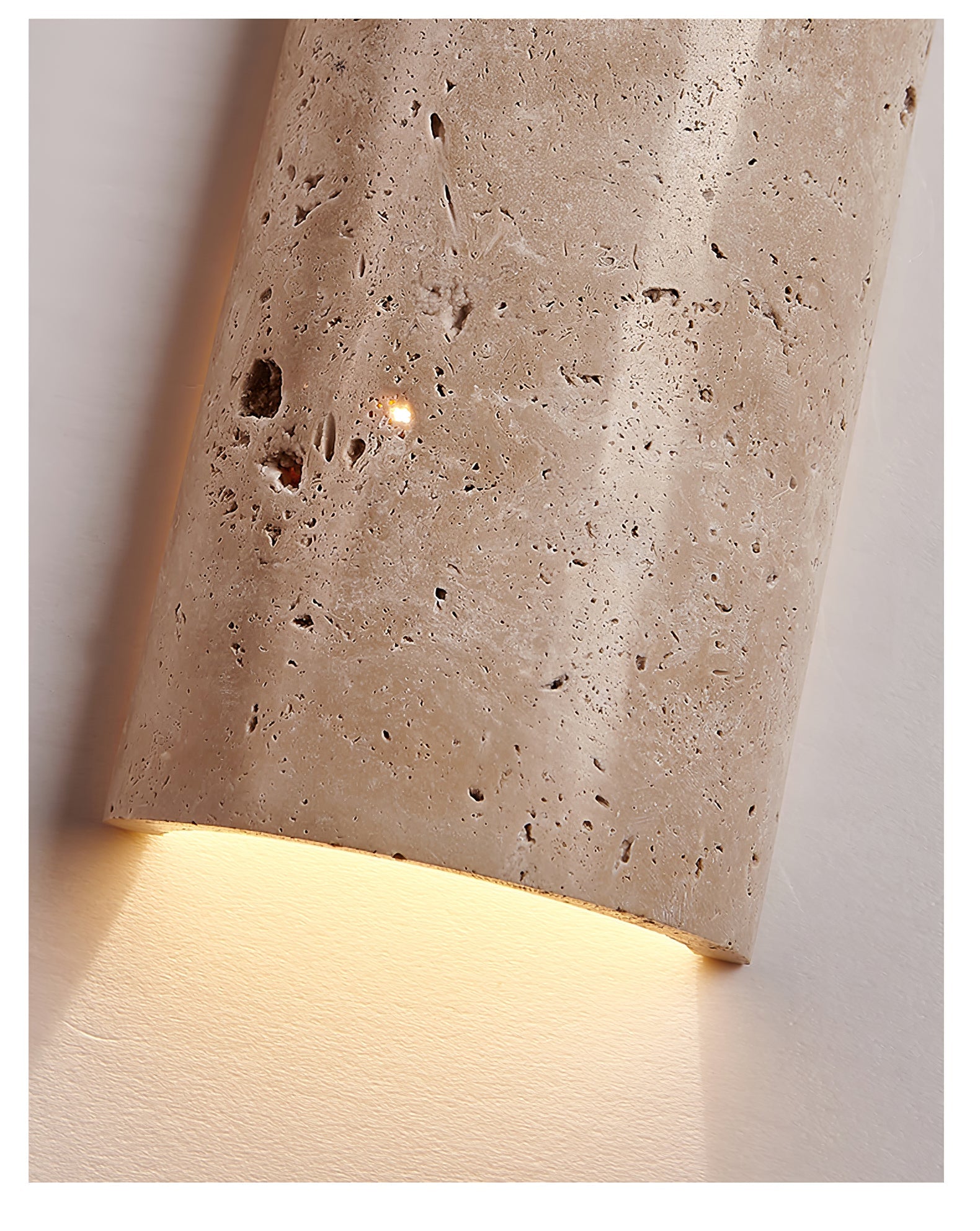 Olvenan Travertine Wall Light - Blowlighting