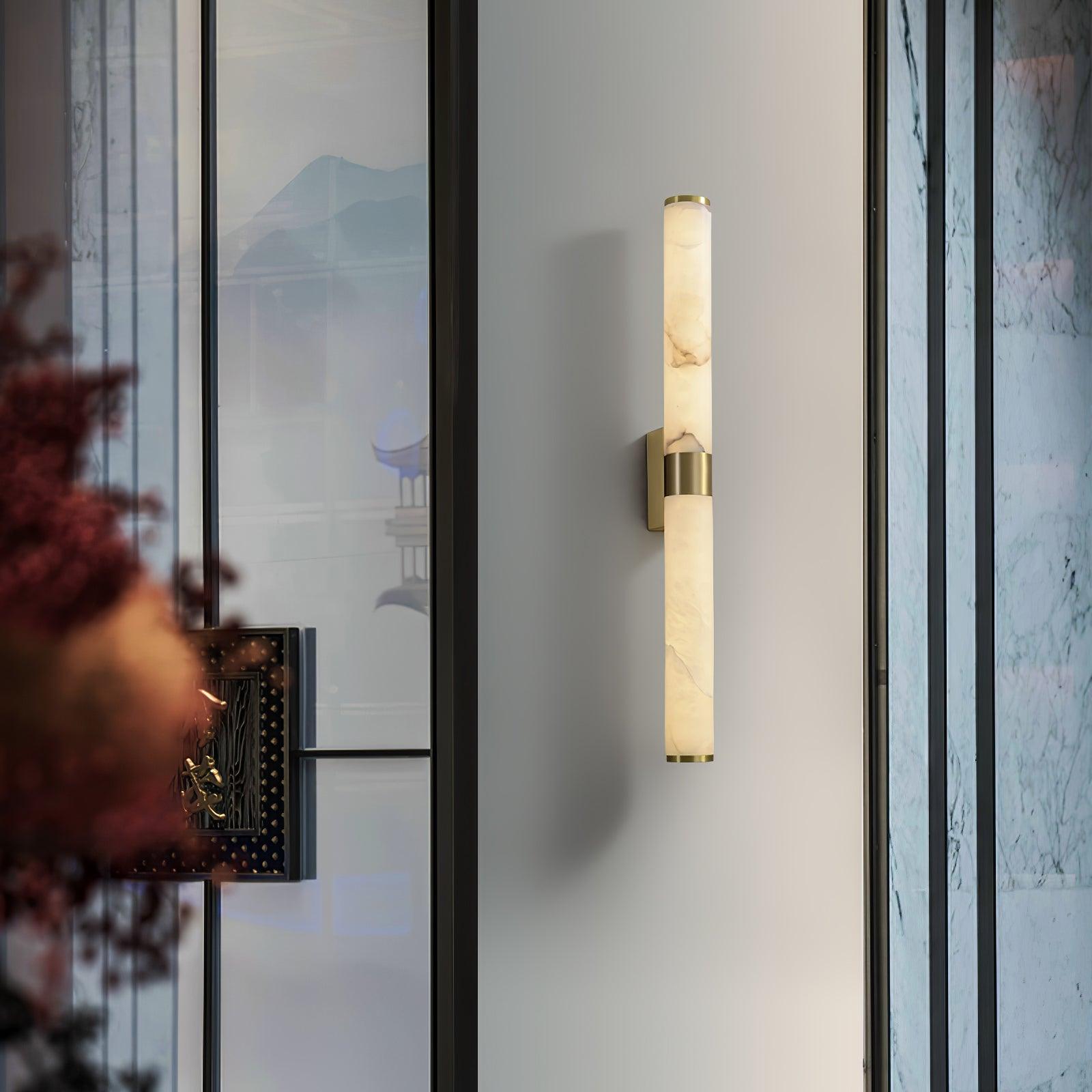 Olmirira Minimalist Alabaster Wall Lamp - Blowlighting