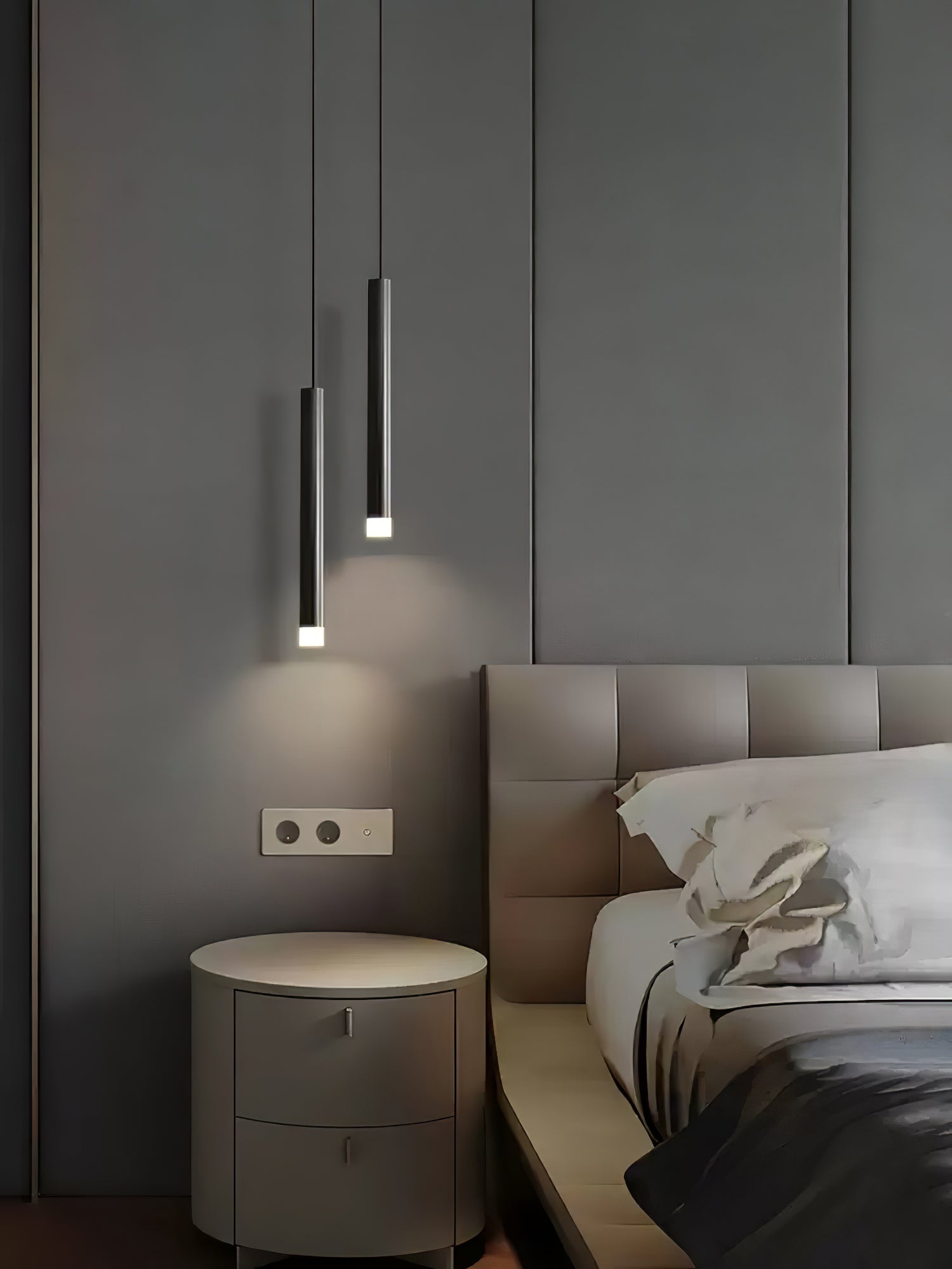 Cetheel Modern Minimalist Brass Plastic Pendant Light - Blowlighting