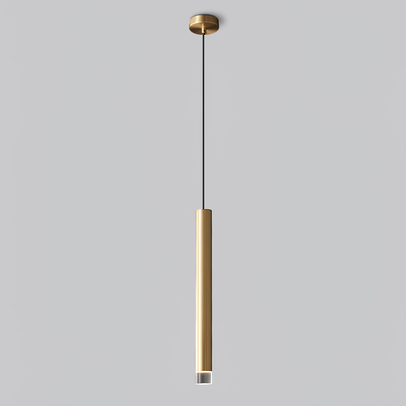 Cetheel Modern Minimalist Brass Plastic Pendant Light - Blowlighting