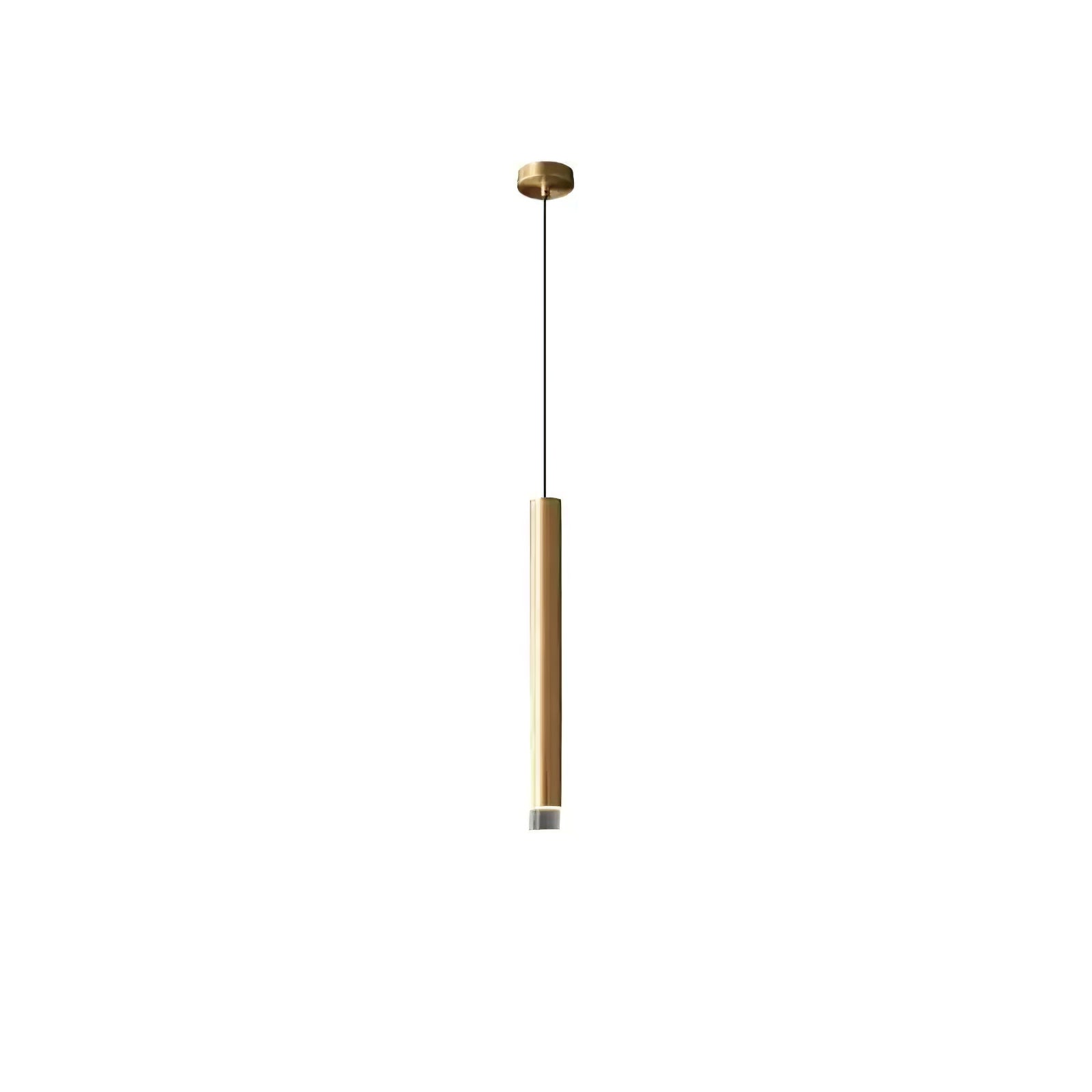 Cetheel Modern Minimalist Brass Plastic Pendant Light - Blowlighting