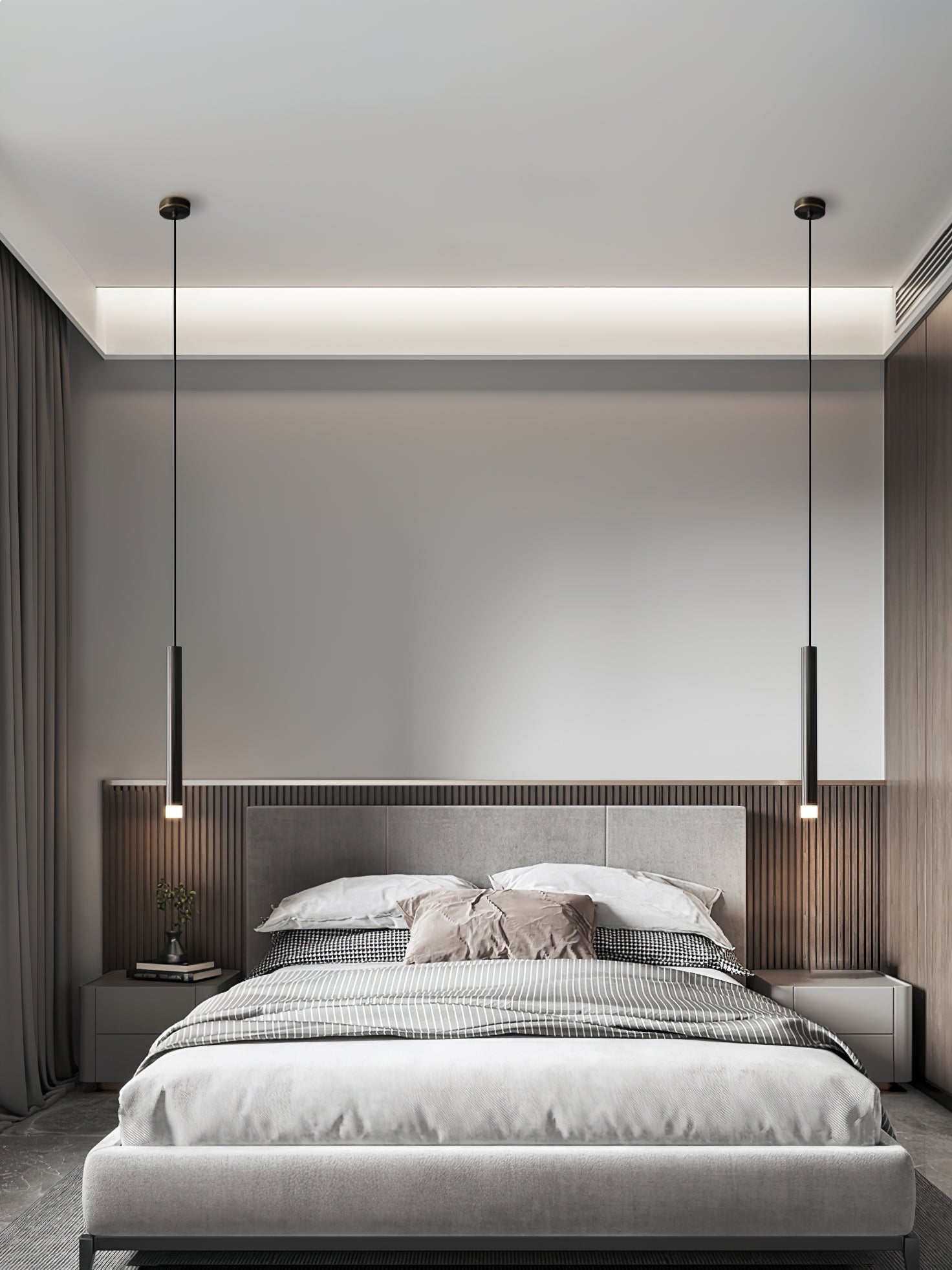 Cetheel Modern Minimalist Brass Plastic Pendant Light - Blowlighting