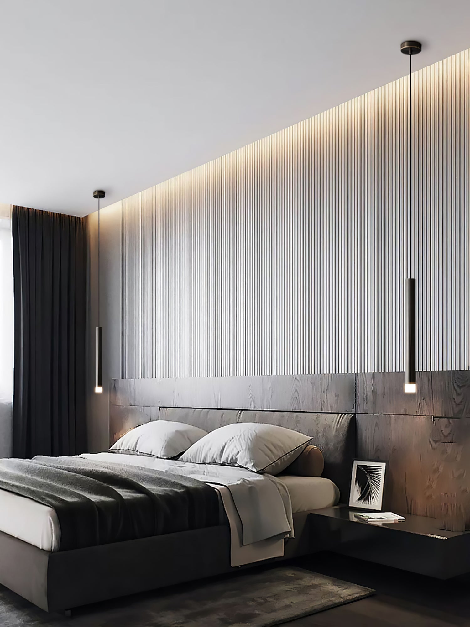 Cetheel Modern Minimalist Brass Plastic Pendant Light - Blowlighting