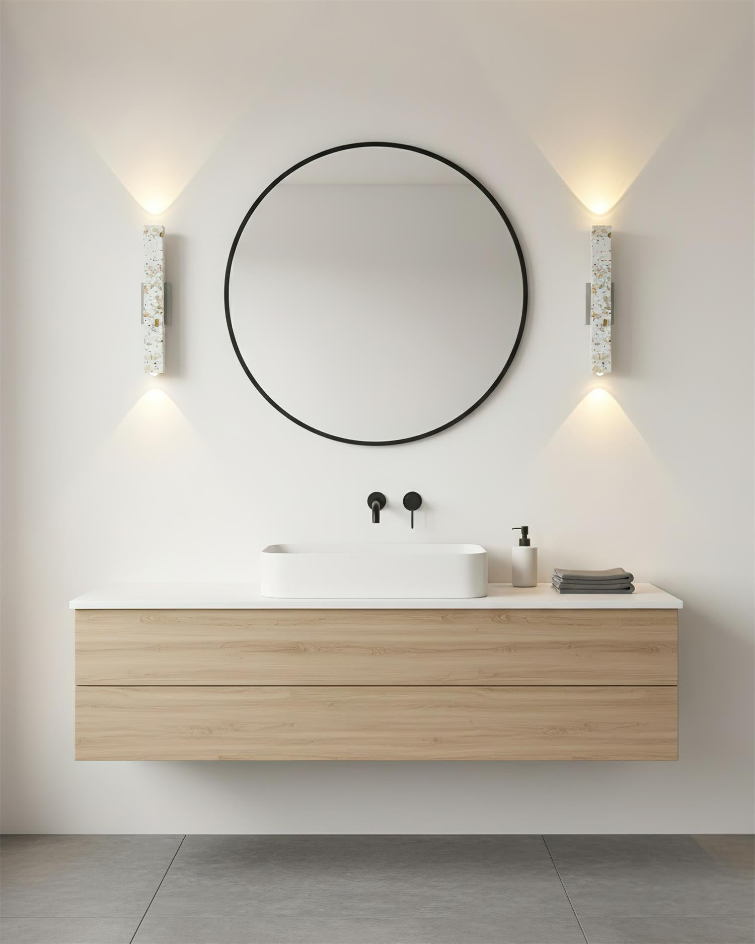 Linea Contemporary Terrazzo Wall Light