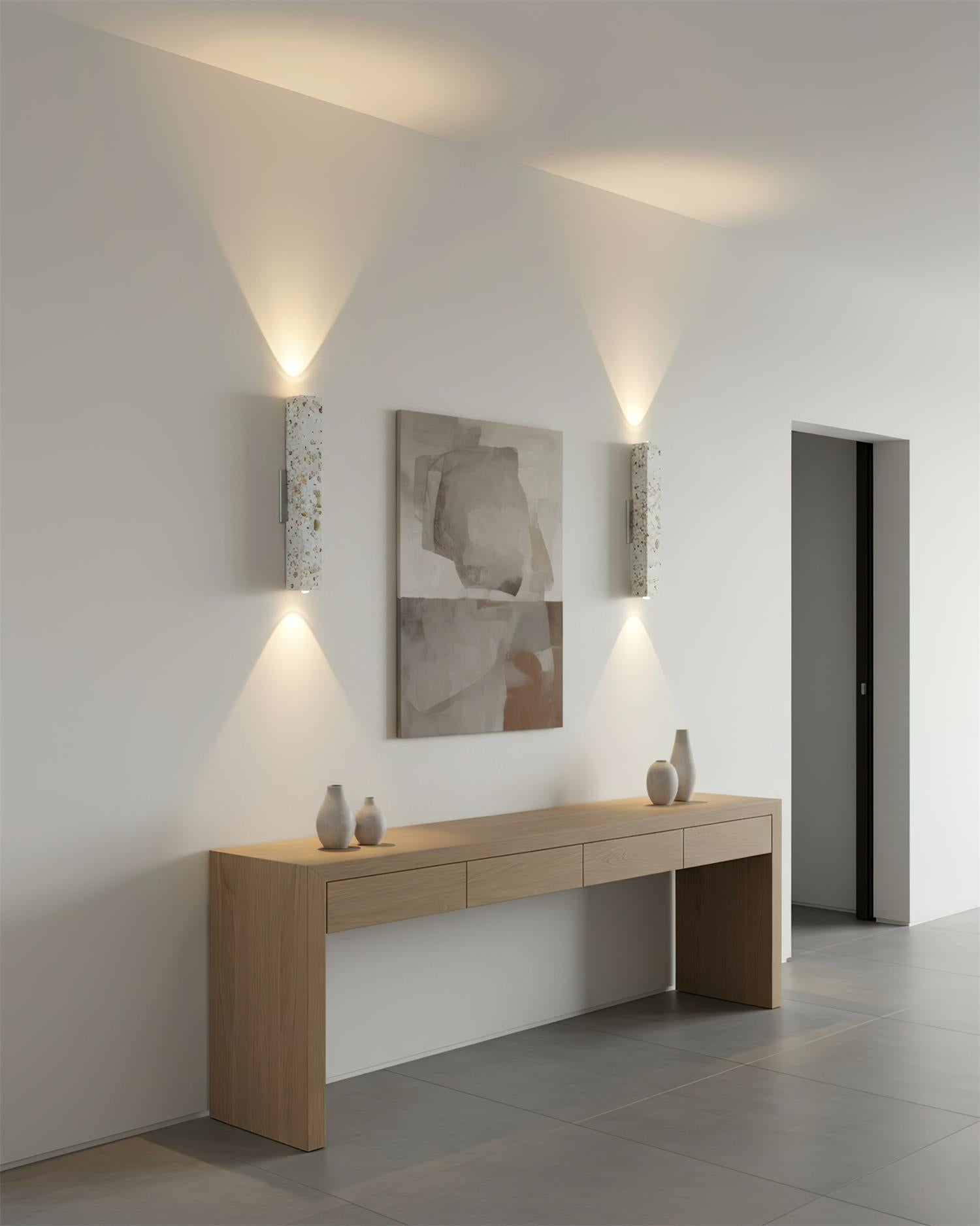 Linea Contemporary Terrazzo Wall Light