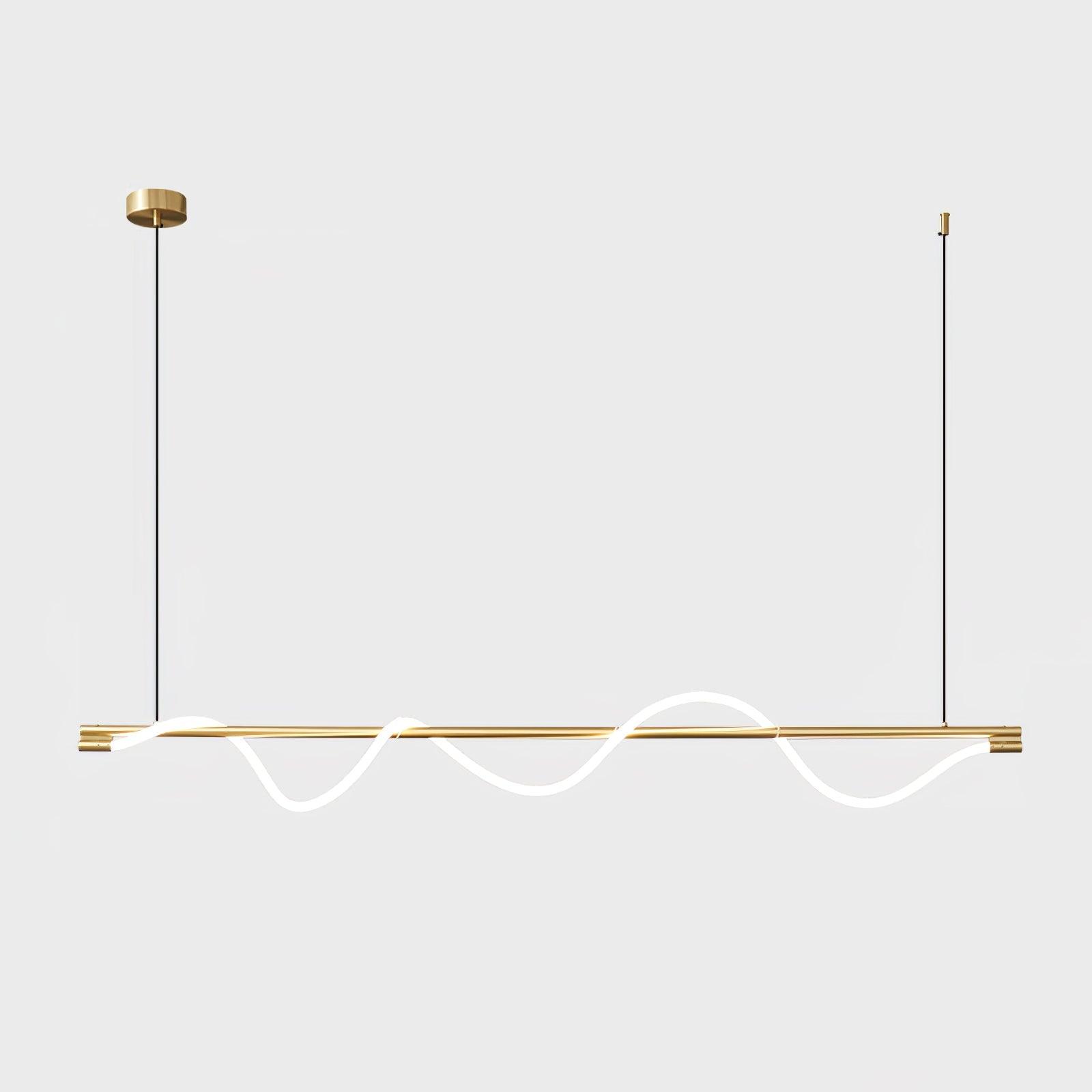 Linear Curve Island Pendant Lamp - Blowlighting