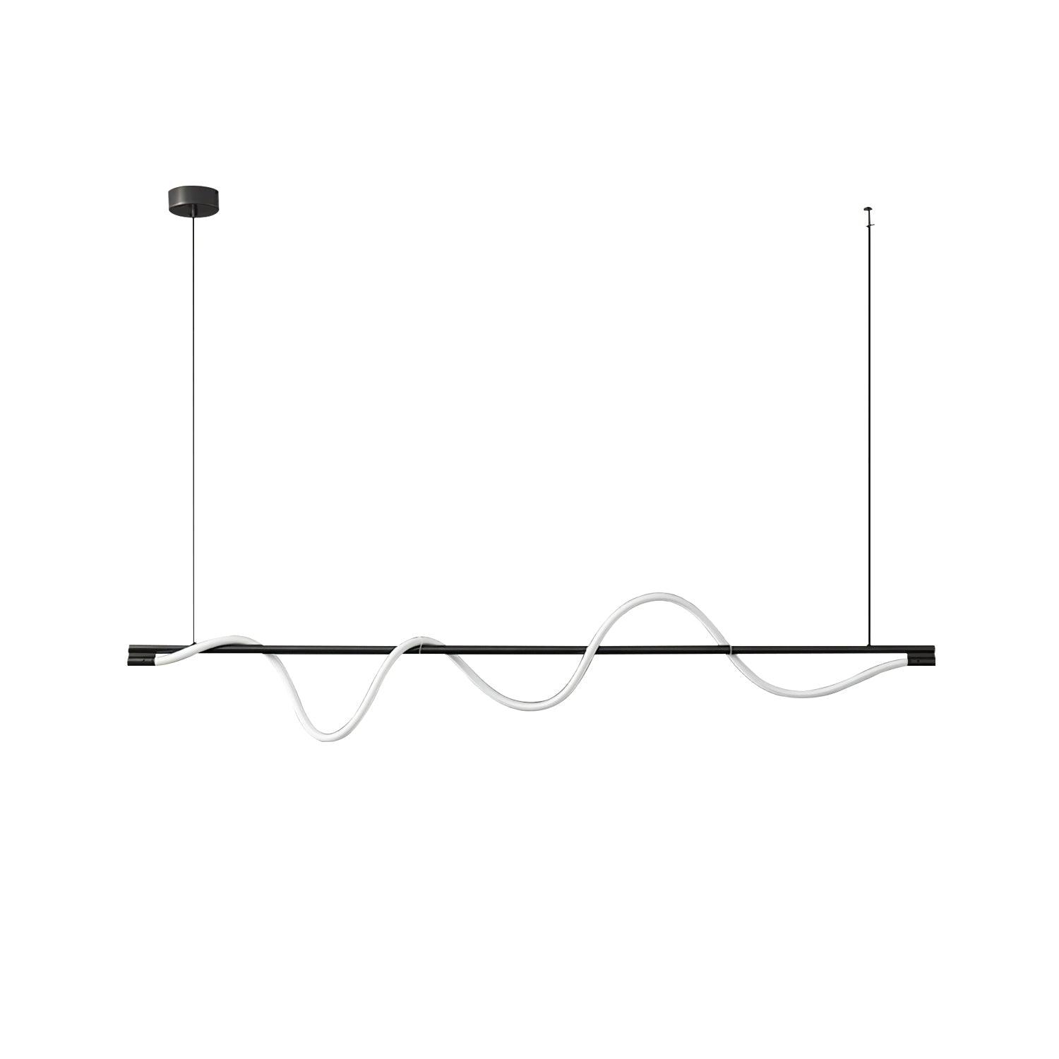 Linear Curve Island Pendant Lamp - Blowlighting