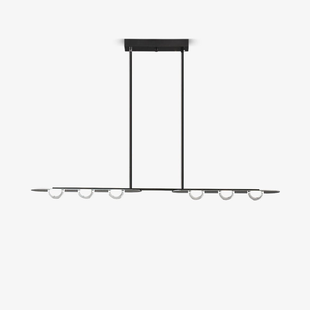 Aurora Pendant Lamp Linear Glass Minimalist - Blowlighting