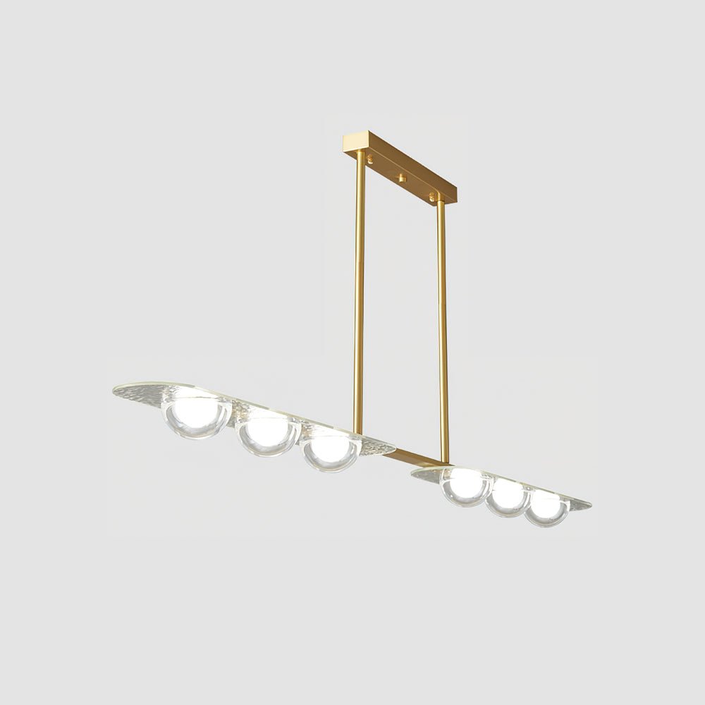 Aurora Pendant Lamp Linear Glass Minimalist - Blowlighting