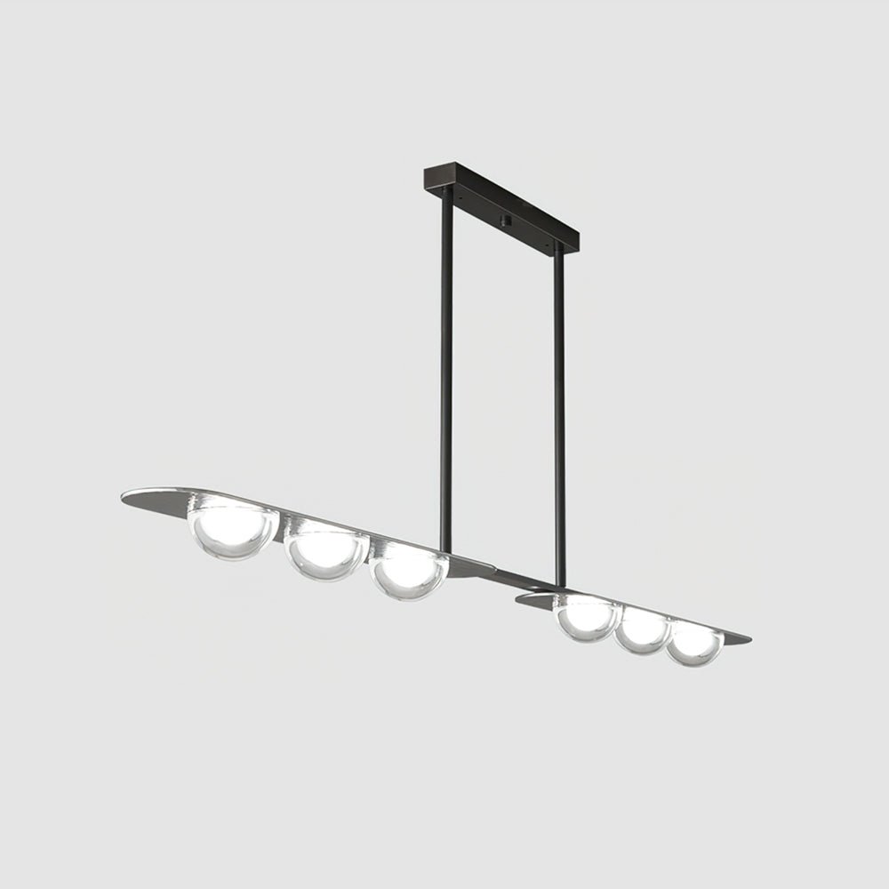 Aurora Pendant Lamp Linear Glass Minimalist - Blowlighting