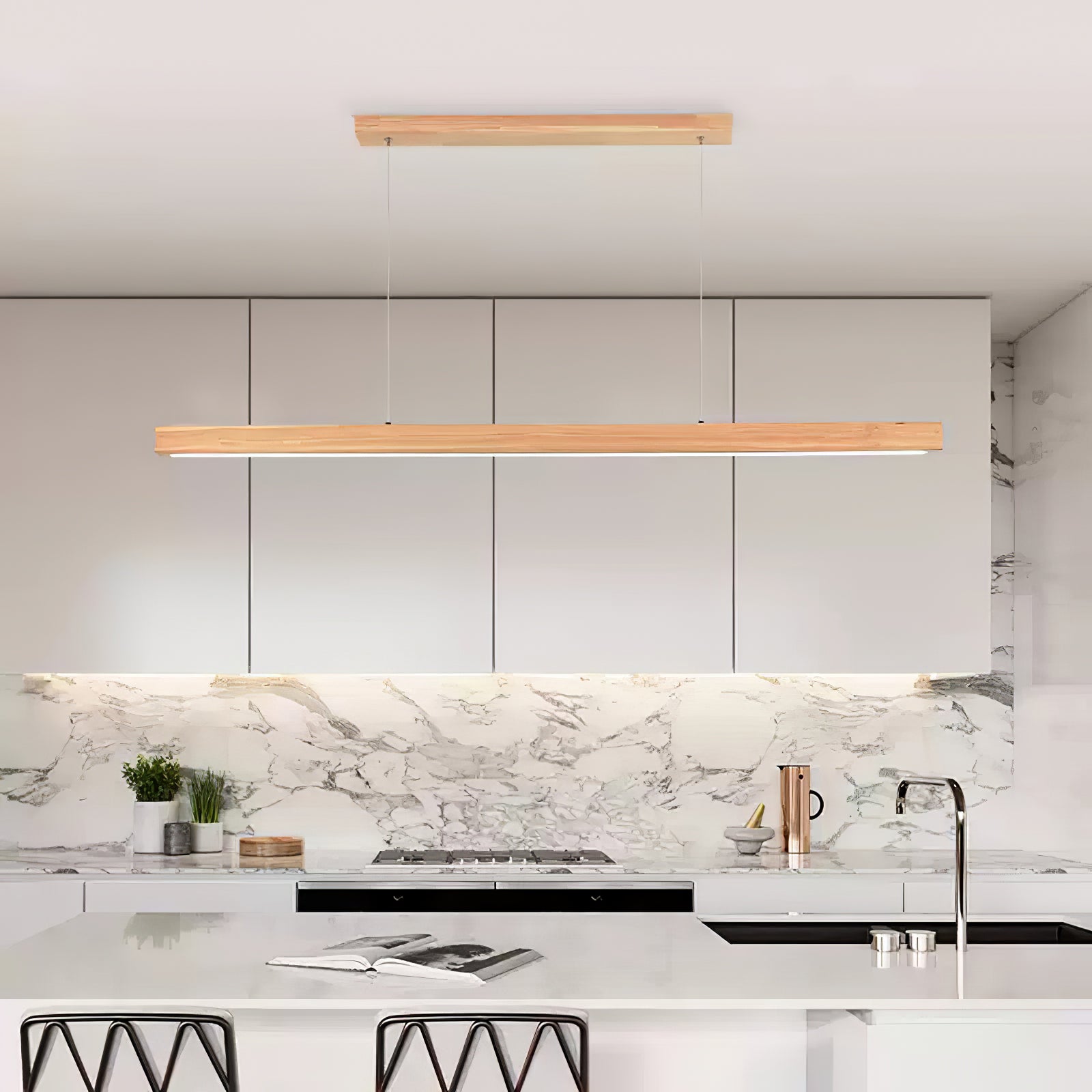 Linear Horizon Pendant Light - Blowlighting
